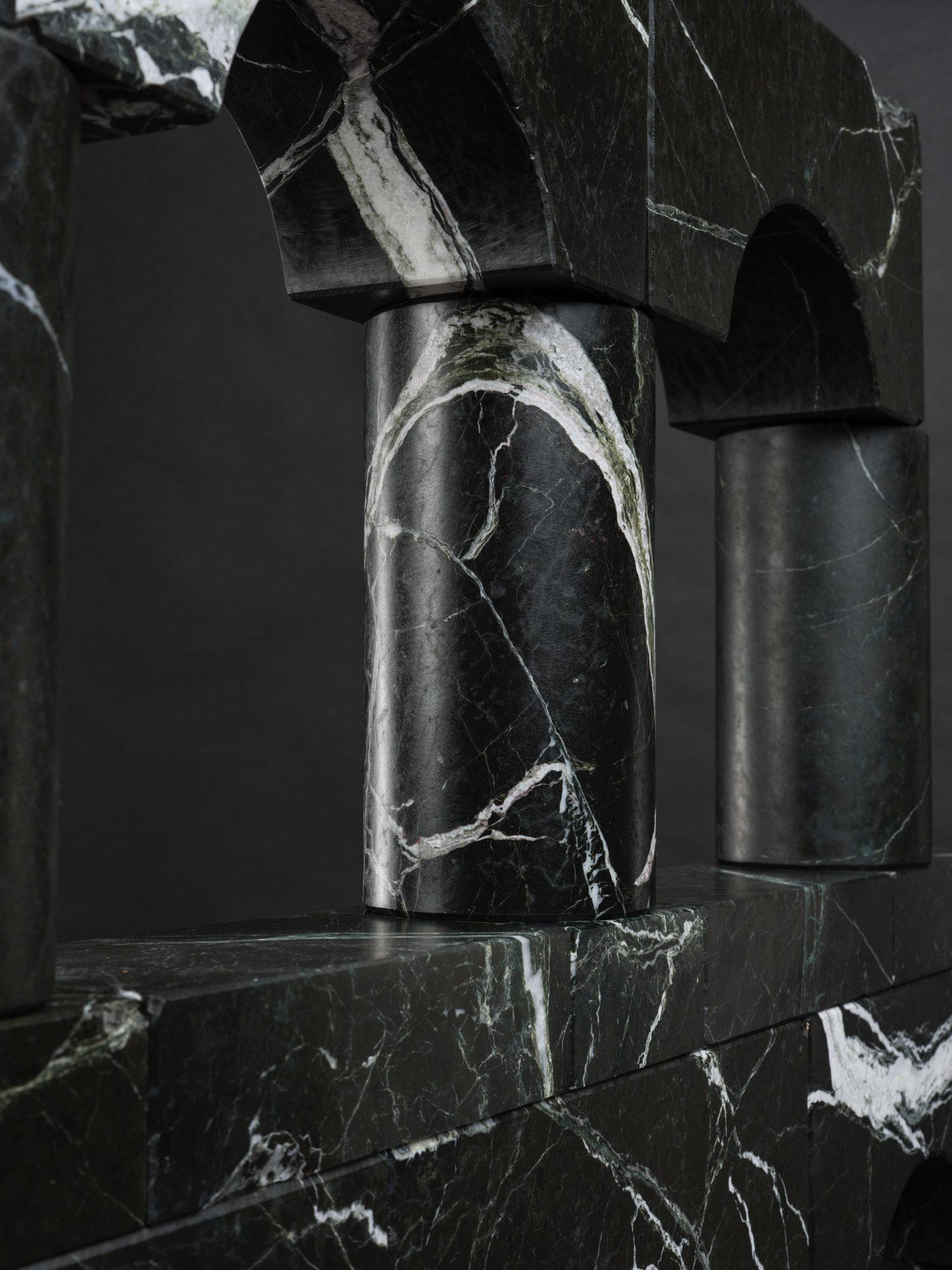 Architectural Sculpture made out of Black Stone, 2025 - 'Variation VII (V)' For Sale 8