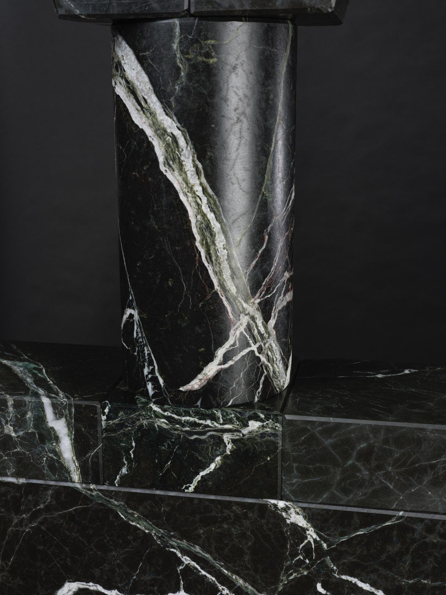 Architectural Sculpture made out of Black Stone, 2025 - 'Variation VII (V)' For Sale 3