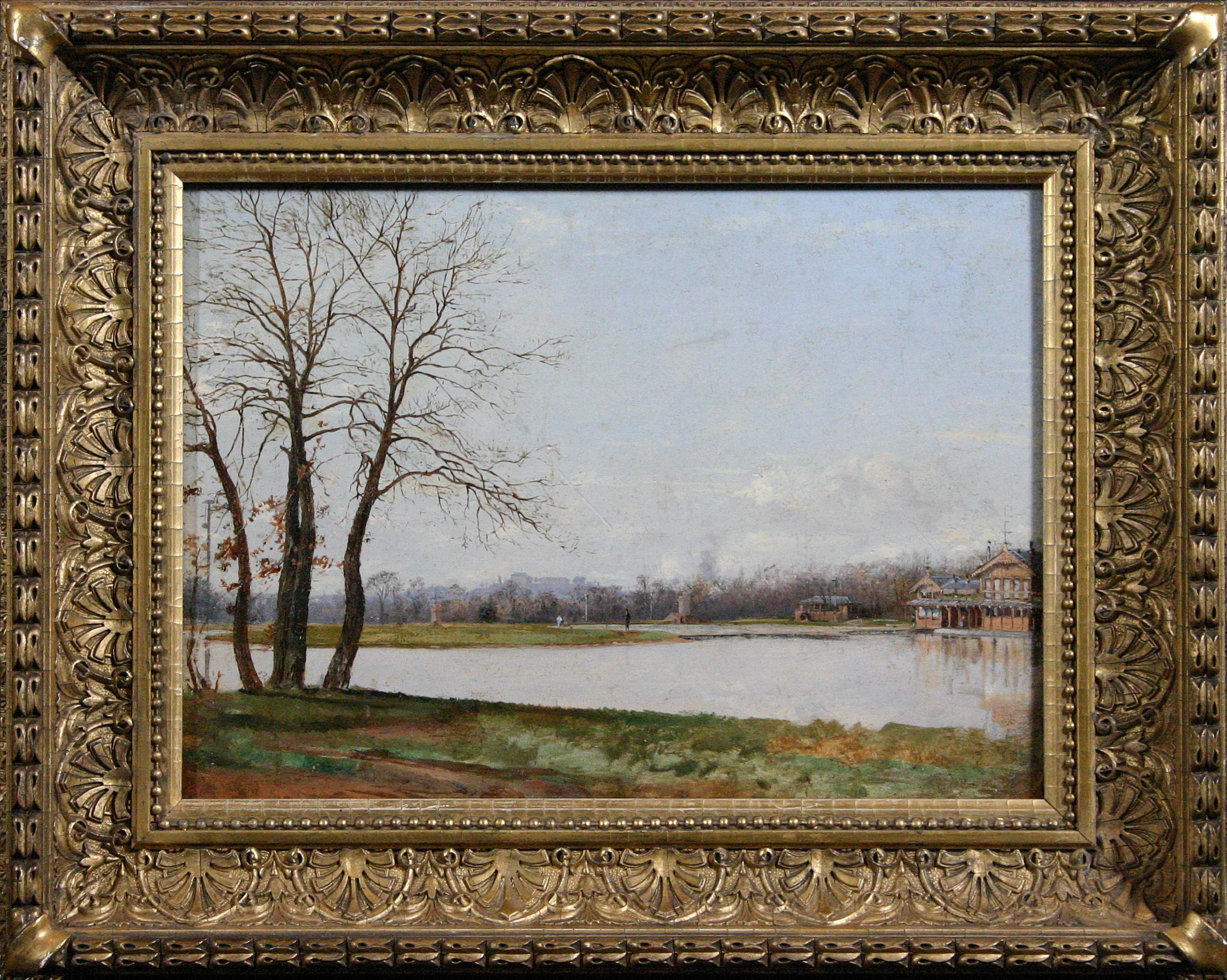 Bois-de-Boulogne - Painting by Conrad Wise Chapman