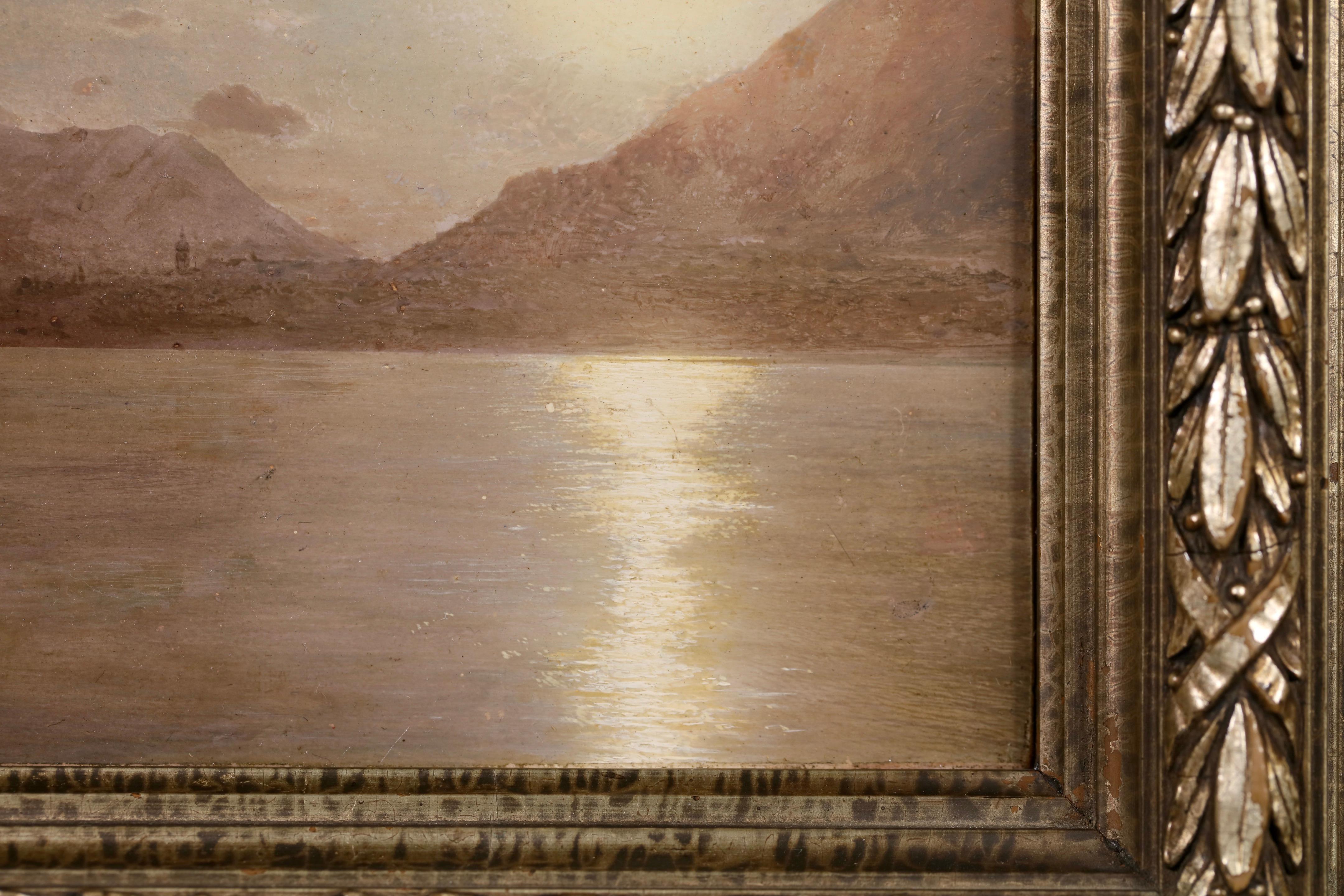 Sonnenaufgang – Das Tal von Mexiko – Impressionistische Landschaft Öl – C Wise Chapman im Angebot 7