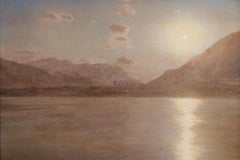 Sunrise - The Valley of Mexico - Impressionist Landscape Oil - C Wise Chapman