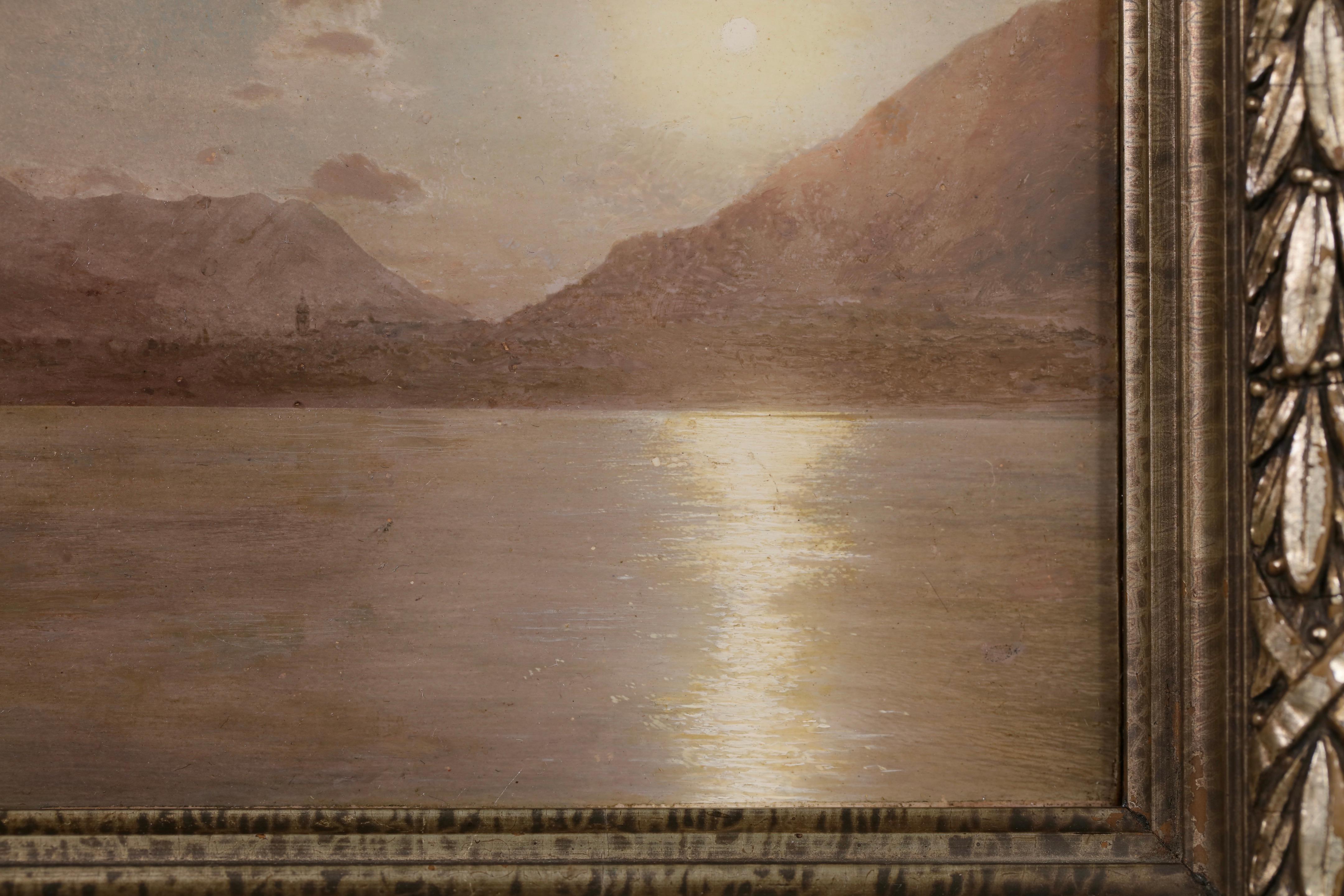Sonnenaufgang – Das Tal von Mexiko – Impressionistische Landschaft Öl – C Wise Chapman im Angebot 2