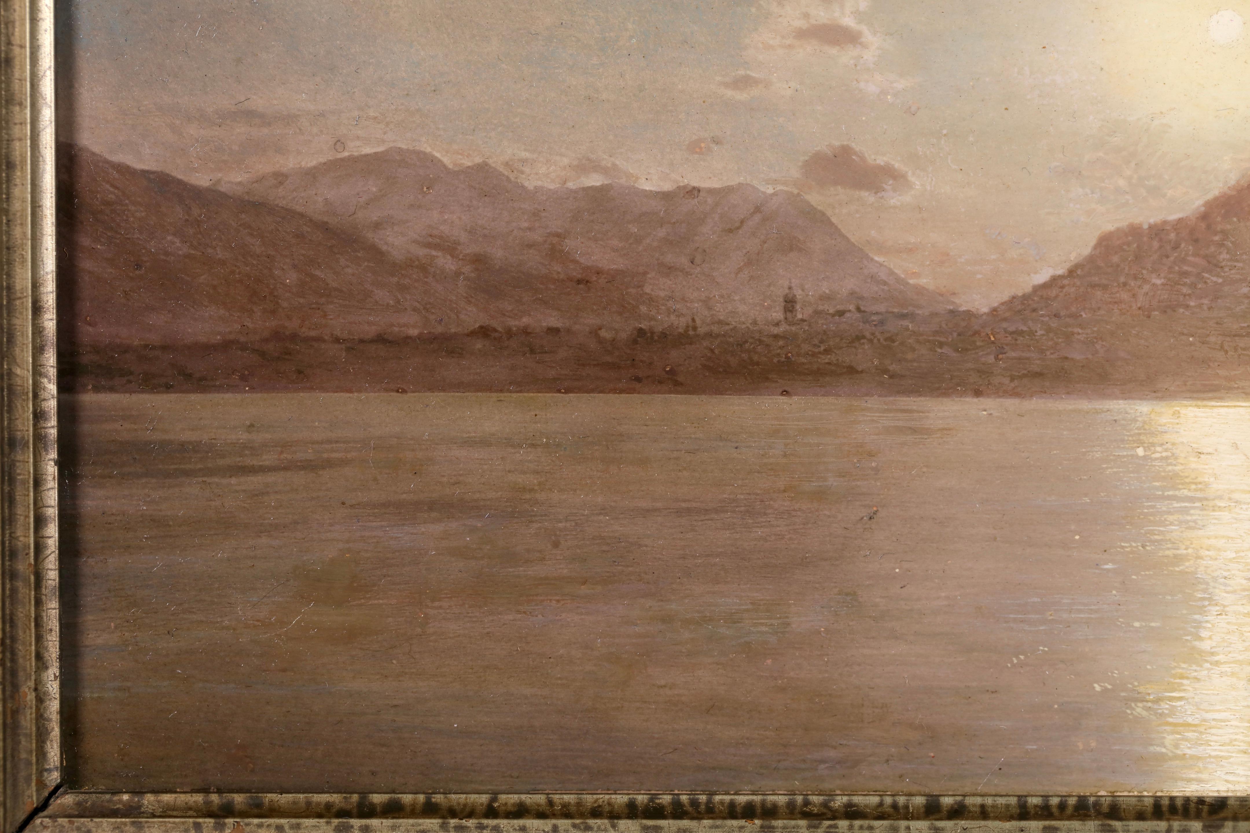 Sonnenaufgang – Das Tal von Mexiko – Impressionistische Landschaft Öl – C Wise Chapman im Angebot 3