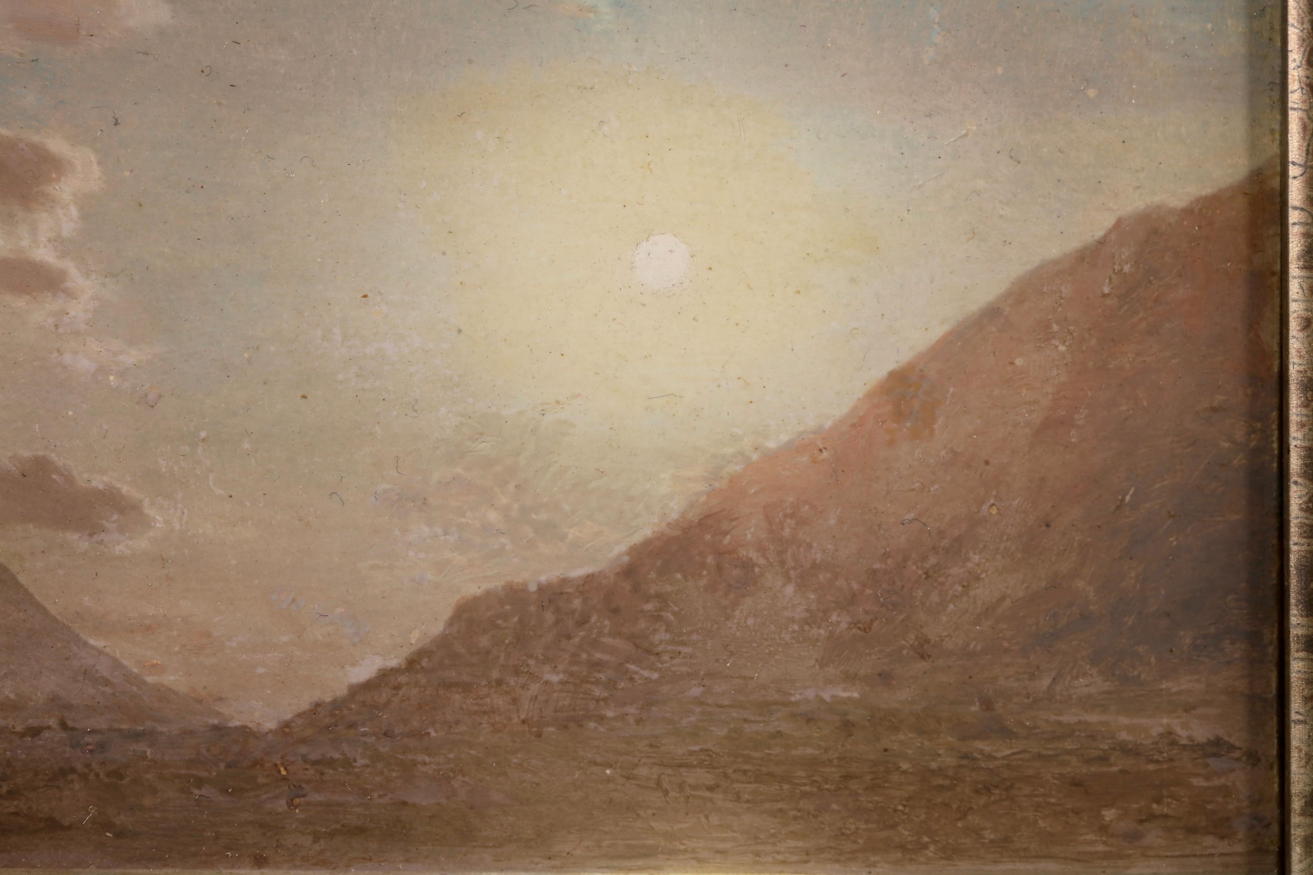 Sonnenaufgang – Das Tal von Mexiko – Impressionistische Landschaft Öl – C Wise Chapman im Angebot 6