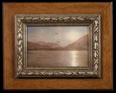 Antique Sunrise - The Valley of Mexico - Impressionist Landscape Oil - C Wise Chapman