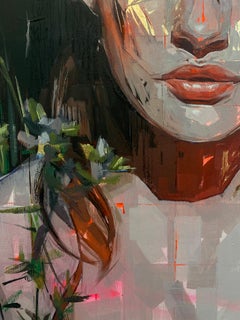 "Diana" Pintura original al óleo y acrílico