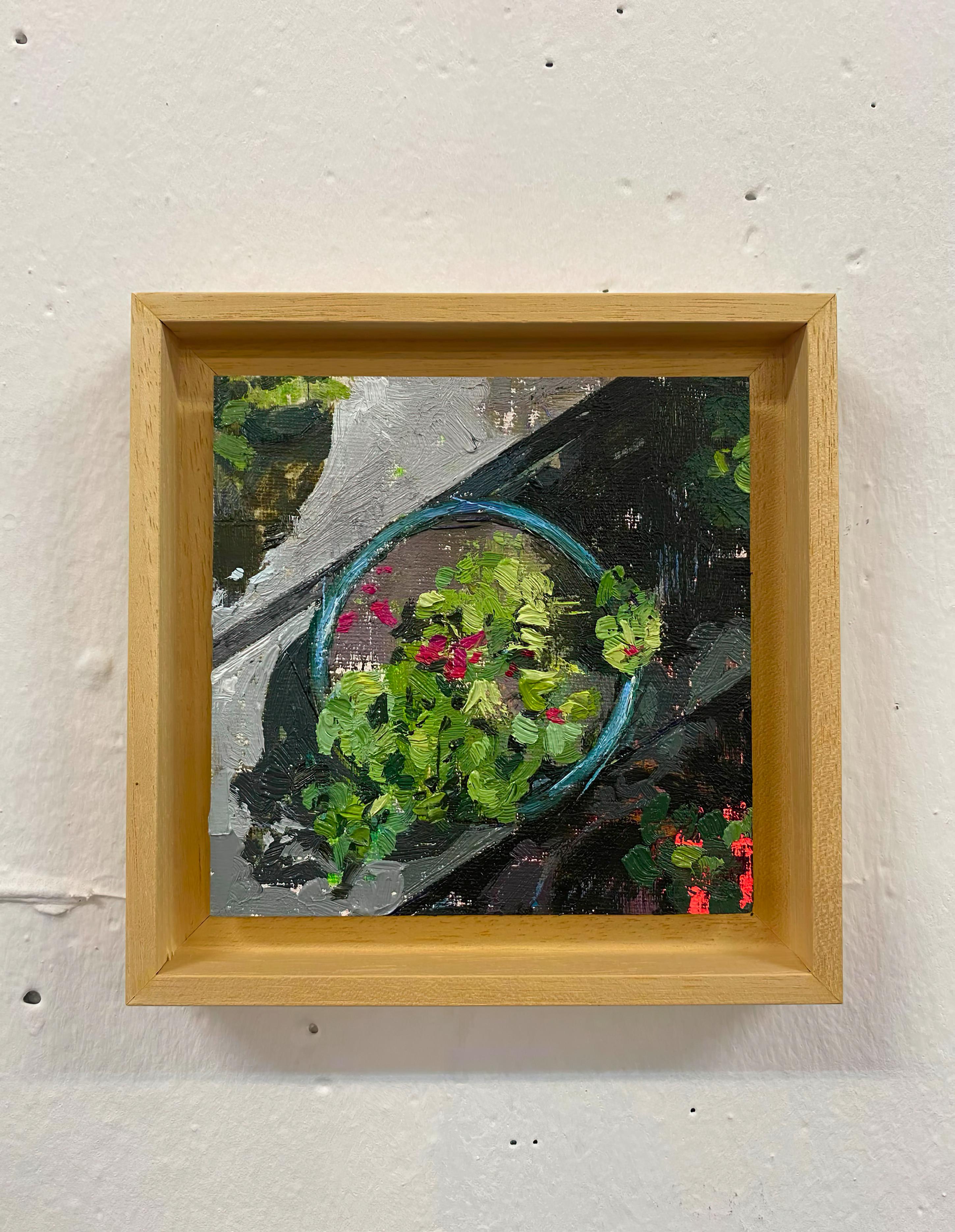 „Töpferpflanzgefäße“, Original Öl- und Acrylgemälde – Painting von Conrado López