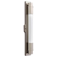 The Jamb Conroy Nickel Wall Light Sconce in the Art Deco Style