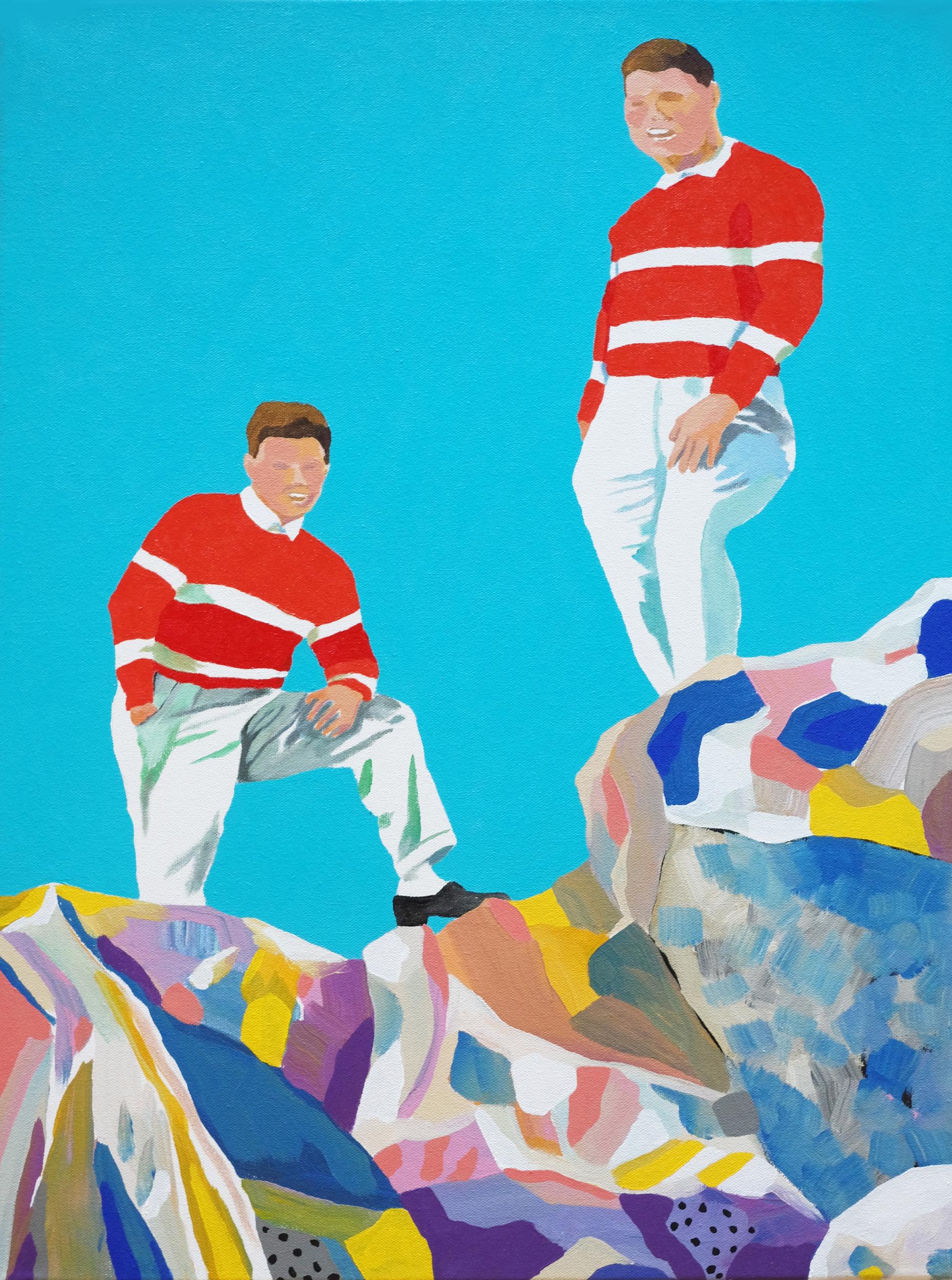 Modern 'Conservative Views' Portrait Painting by Alan Fears Pop Art For Sale