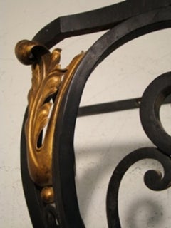 Console Iron and Marble, 1900, Jugendstil, Art Nouveau, Liberty, Edgard Brant