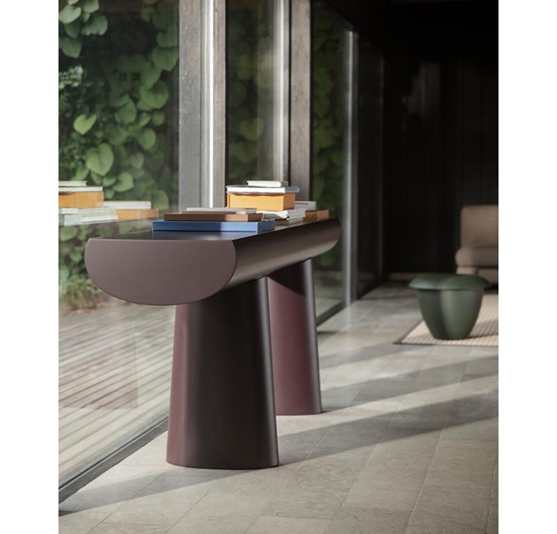 Consol Table in Dark Aubergine By Aldo Bakker 2017 for Karakter For Sale 9