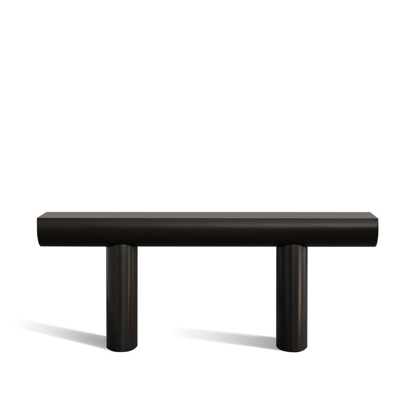 Danish Consol Table in Dark Sepia By Aldo Bakker 2017 for Karakter For Sale