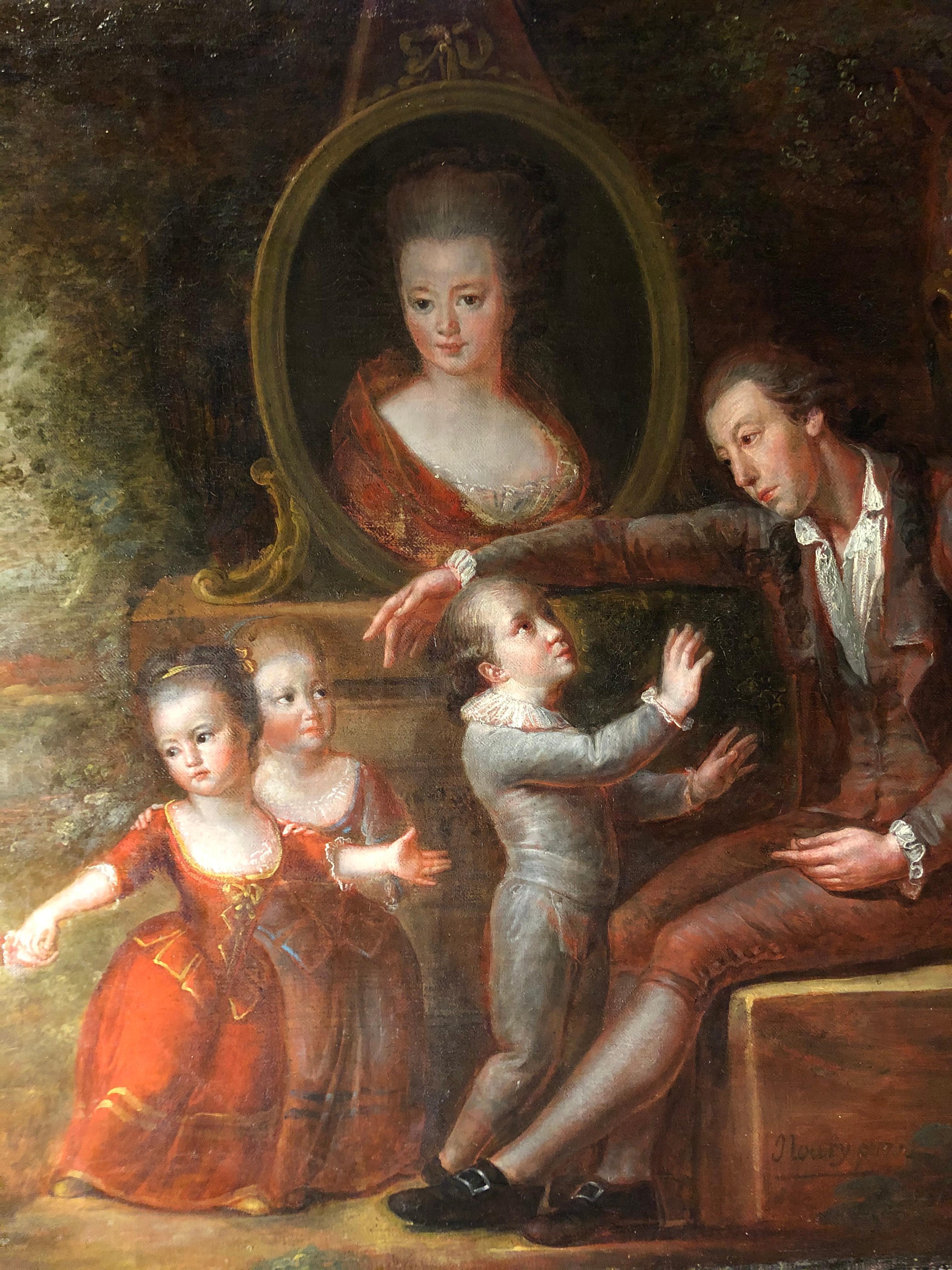 Consolation 18th Century French Painting In Good Condition For Sale In Paris, FR
