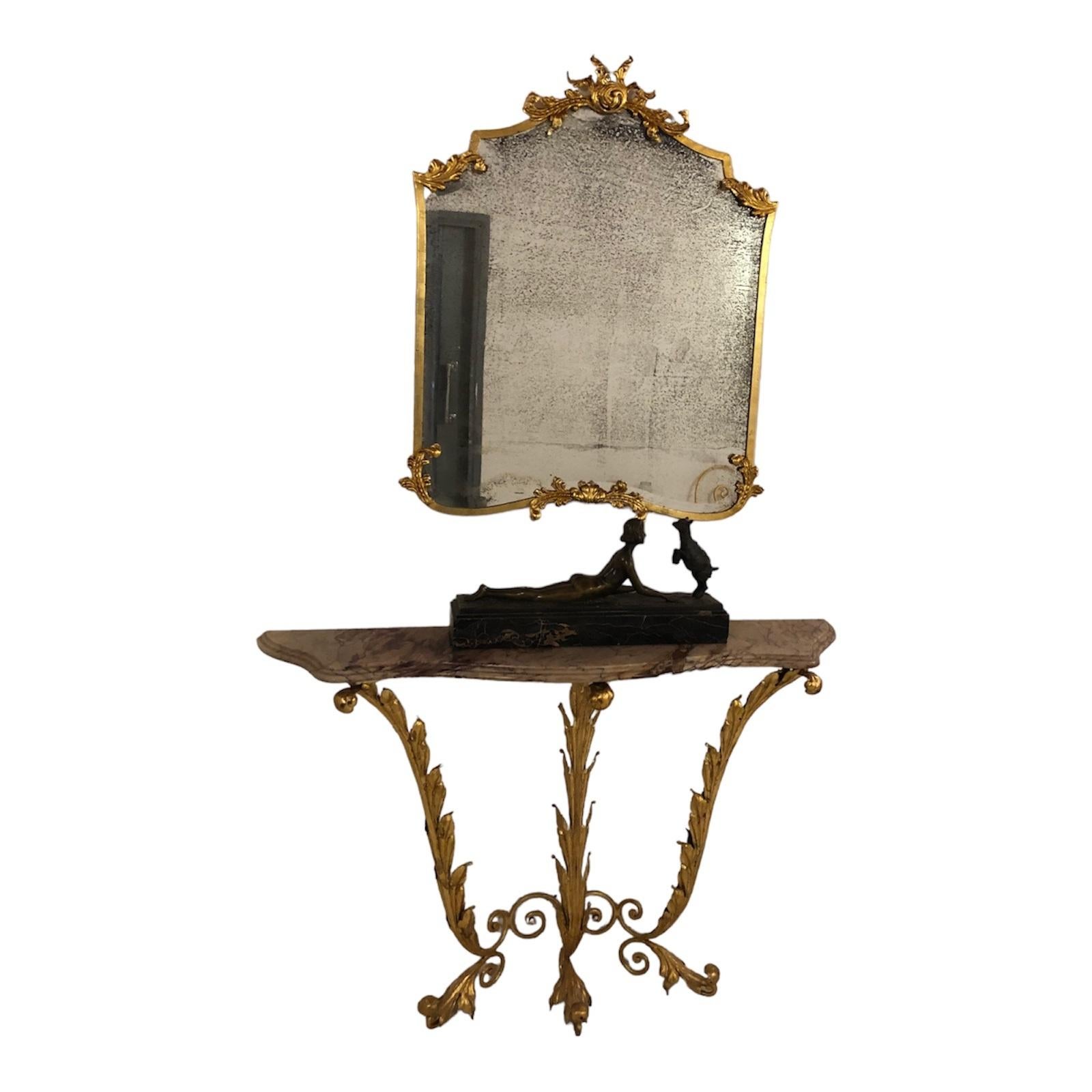 Console et miroir, 1900, Jugendstil, Art Nouveau, Liberté en vente 14