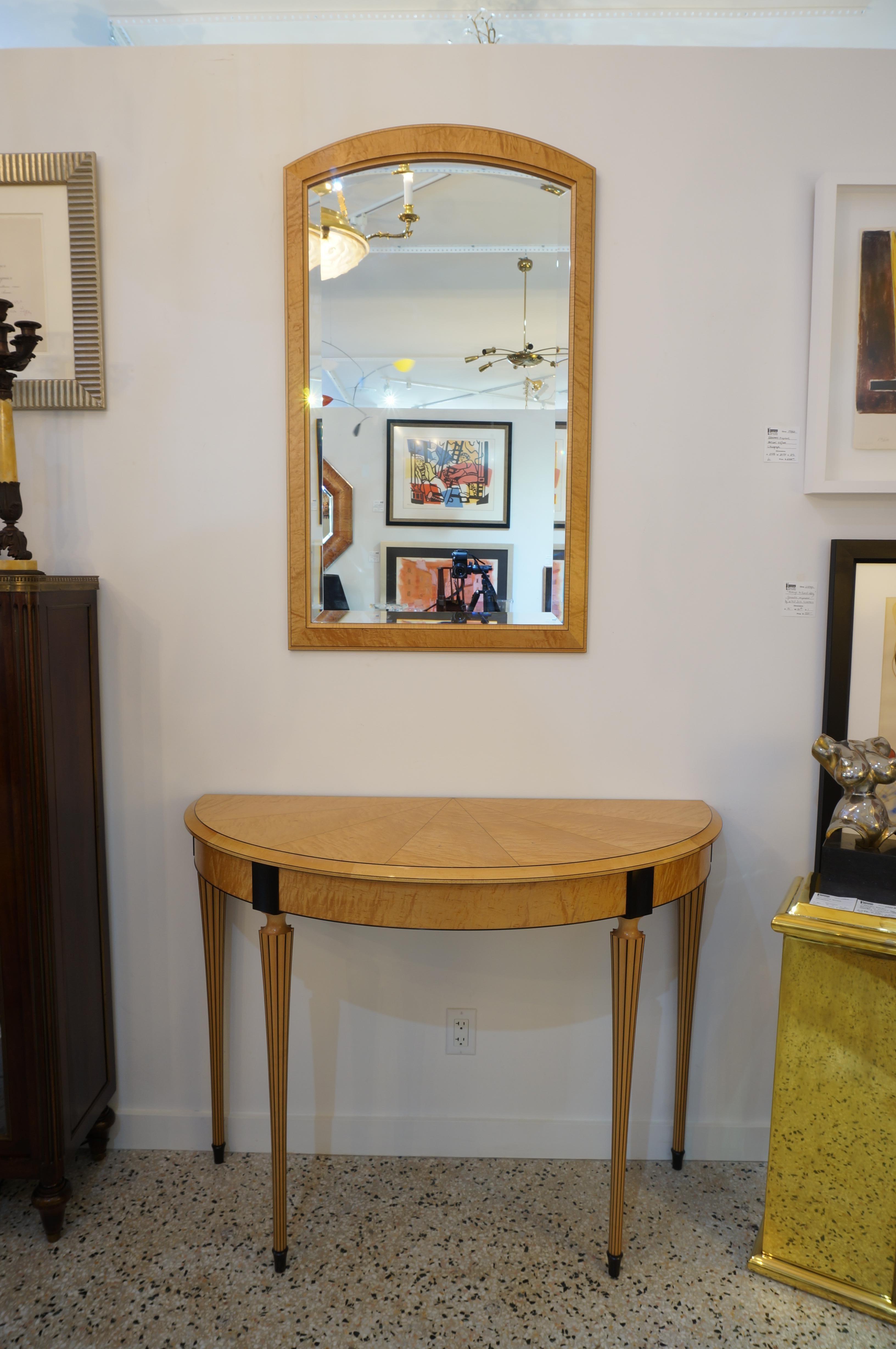 Hand-Crafted Console and Mirror by Richard Scott Newman For Sale