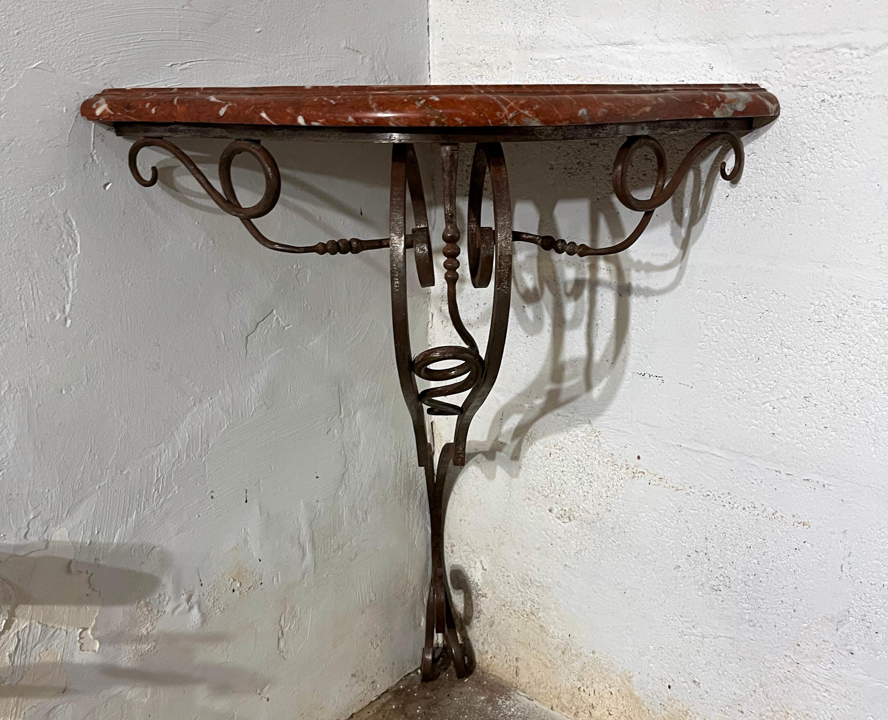 Louis XV Console angle For Sale