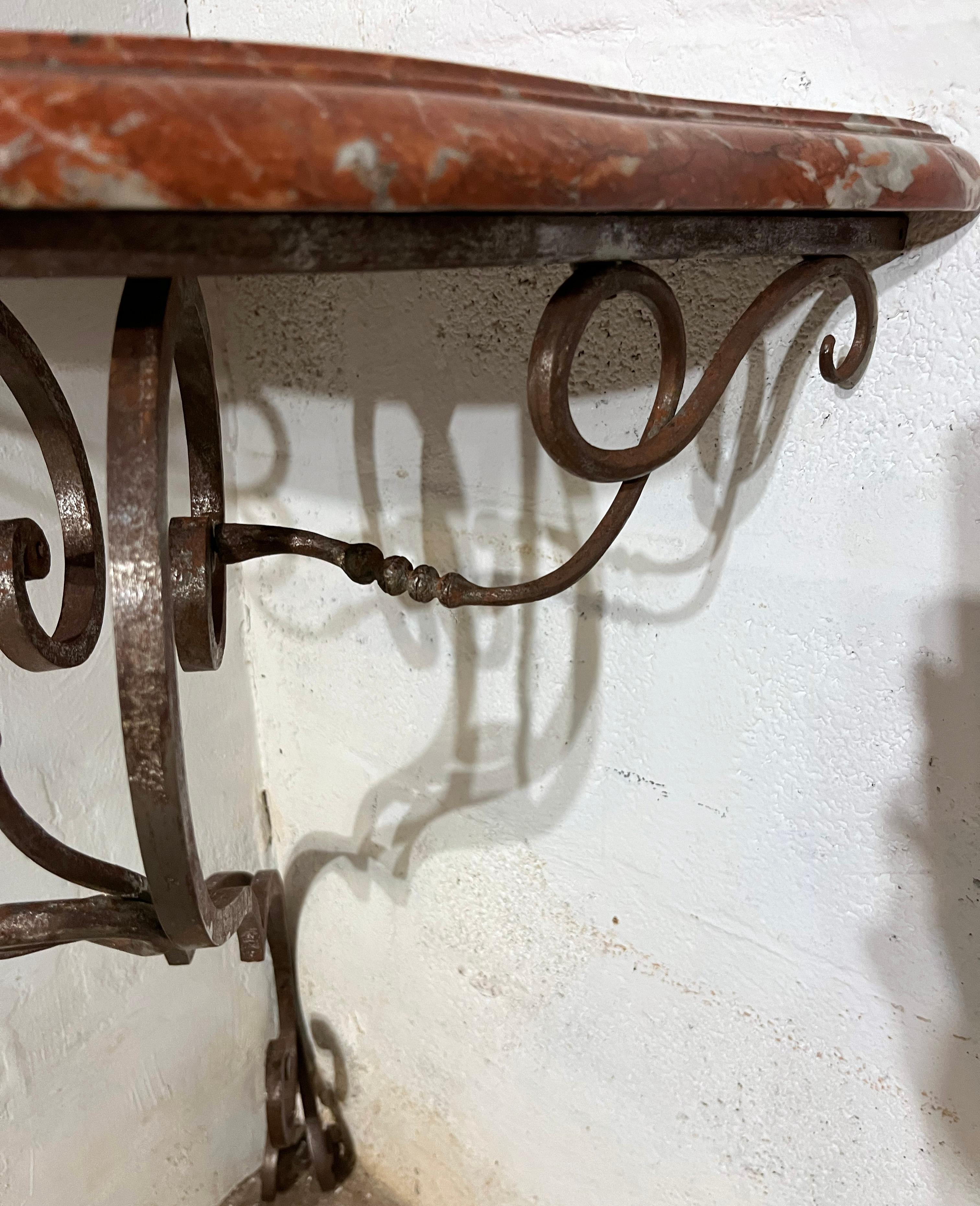 Early 20th Century Console angle For Sale
