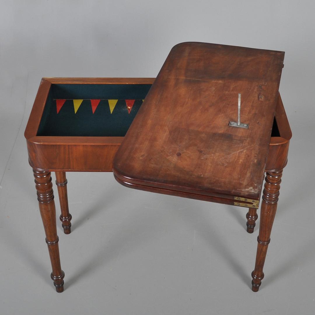 backgammon table antique