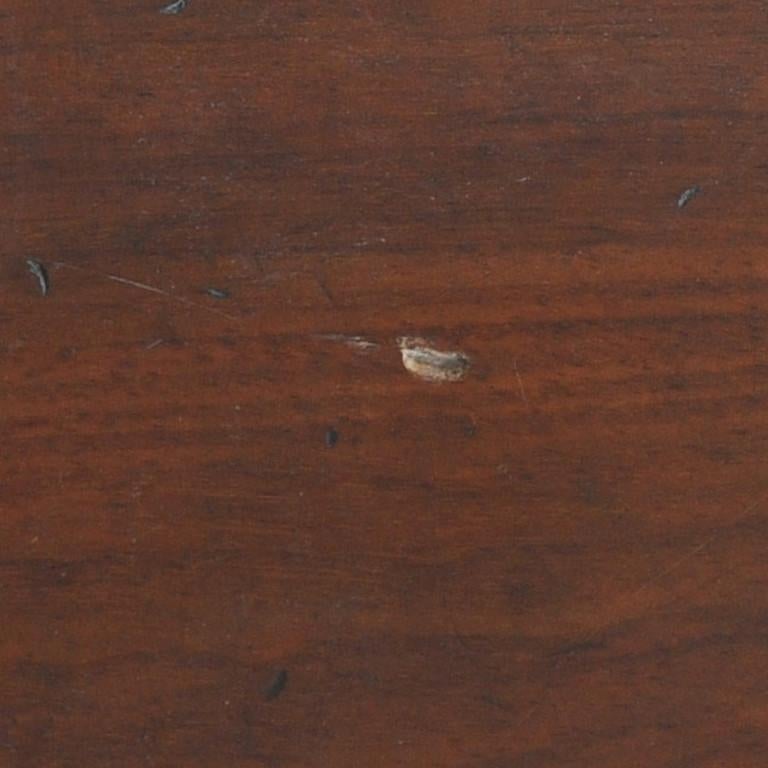 Console Antique Backgammon Game Table opens to Square For Sale 2