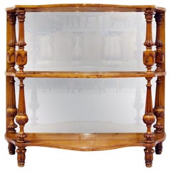 Console Bar Mirror Empire Louis XIV Antique Baroque Cabinet