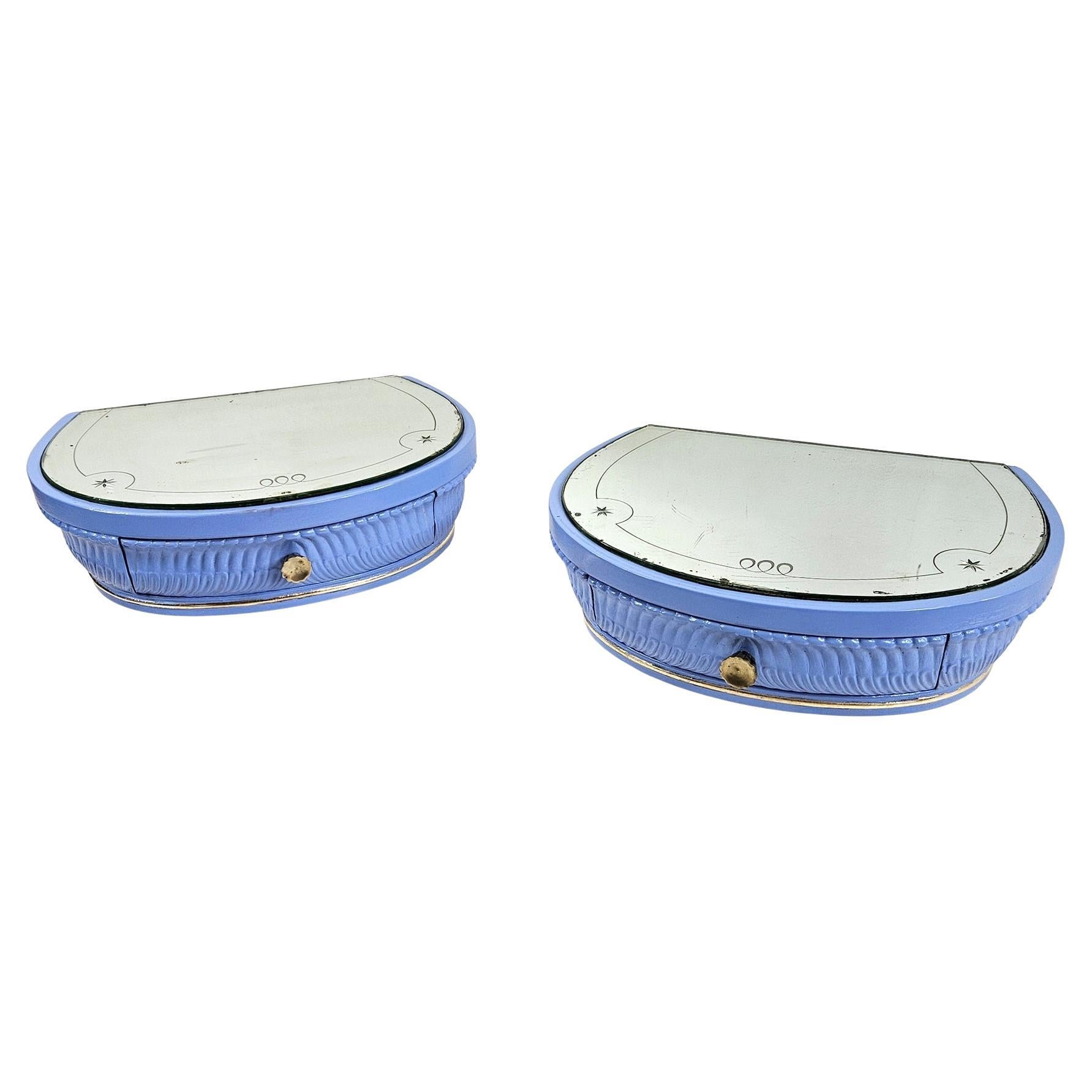 Console Tables de chevet Italie années 1940 en vente 1