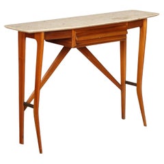 Console Beech Italy 1950s