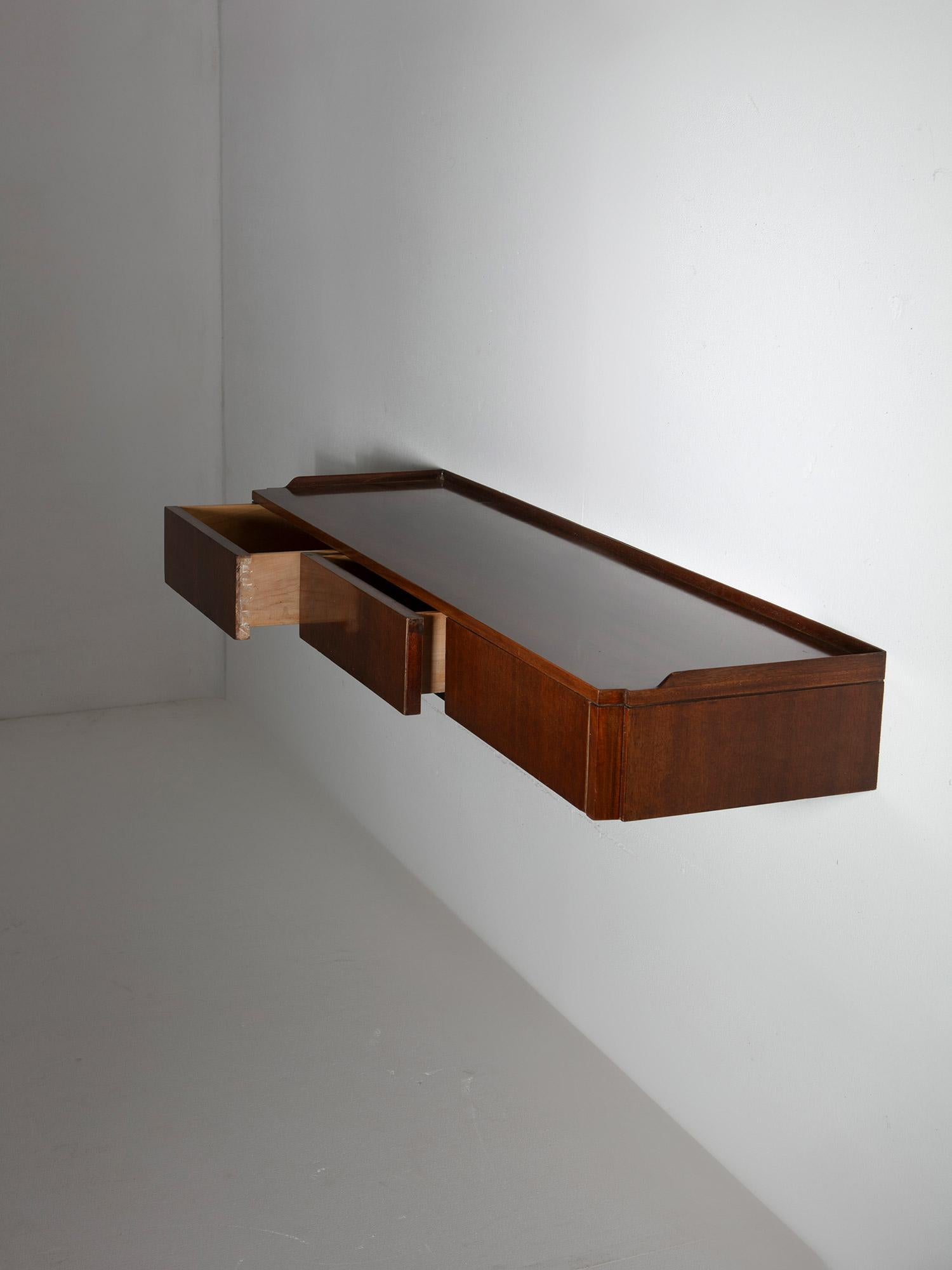 Console by C.M. Varos for La Casa Moderna, Italy, 1950s In Good Condition For Sale In Milan, IT
