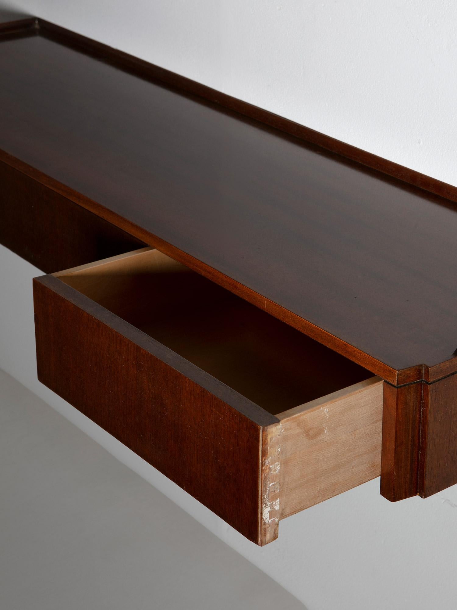 Brass Console by C.M. Varos for La Casa Moderna, Italy, 1950s For Sale