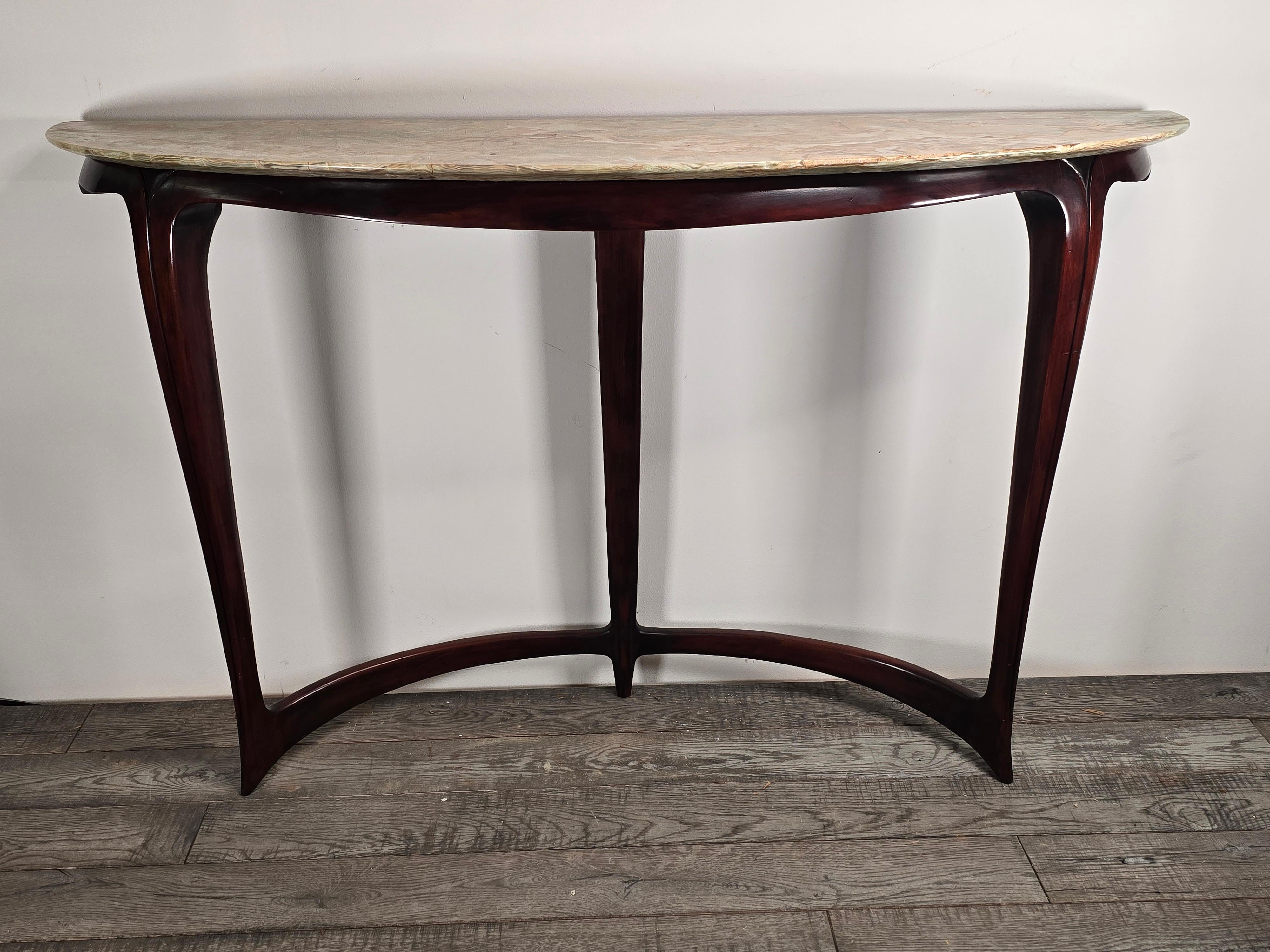 Mid-20th Century Console by Enrico Carlo Rava For Sale