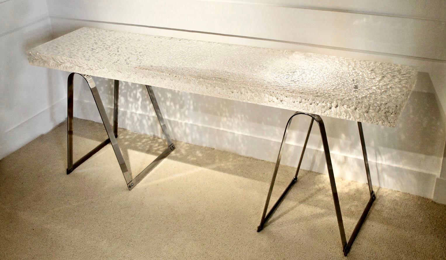 Resin Console by Godelski In Good Condition In Saint-Ouen, FR