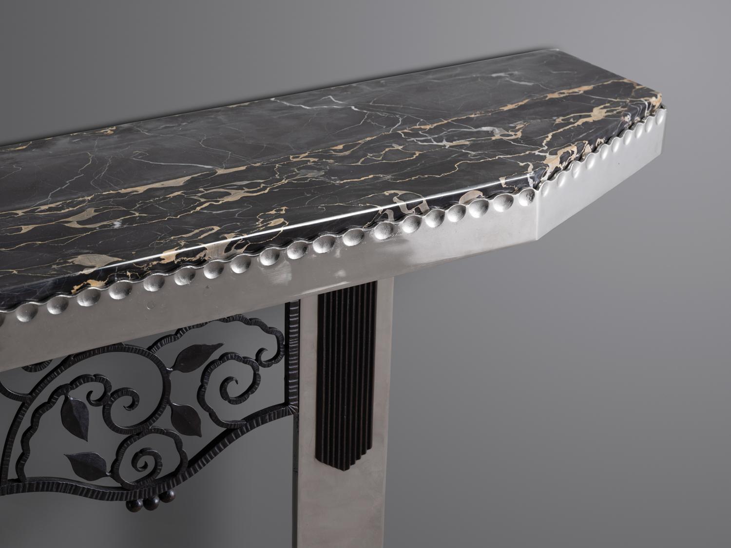 French Console by Louis Katona, France, circa 1925 For Sale