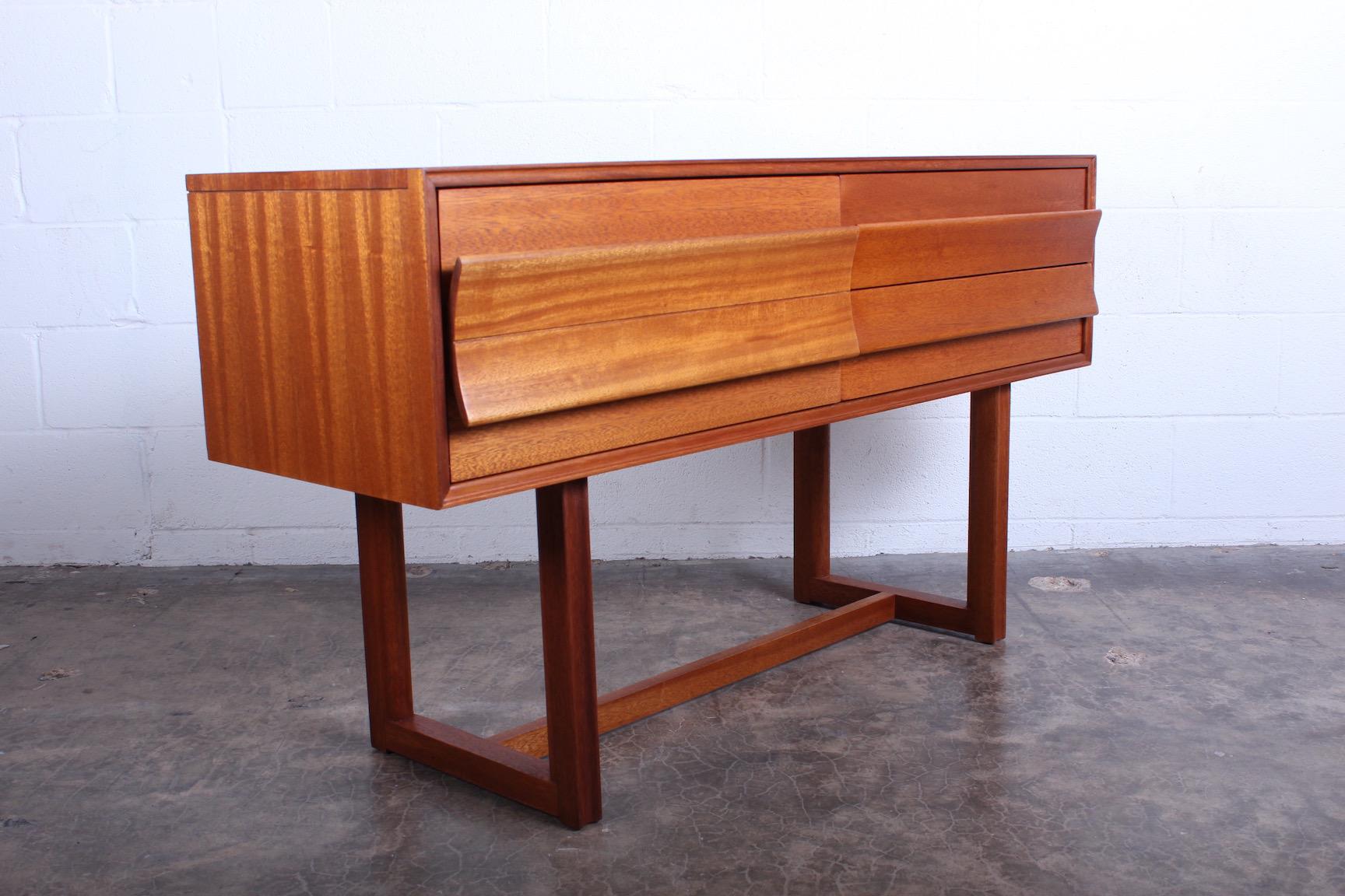 Mid-20th Century Console by Paul Laszlo for Brown Saltman