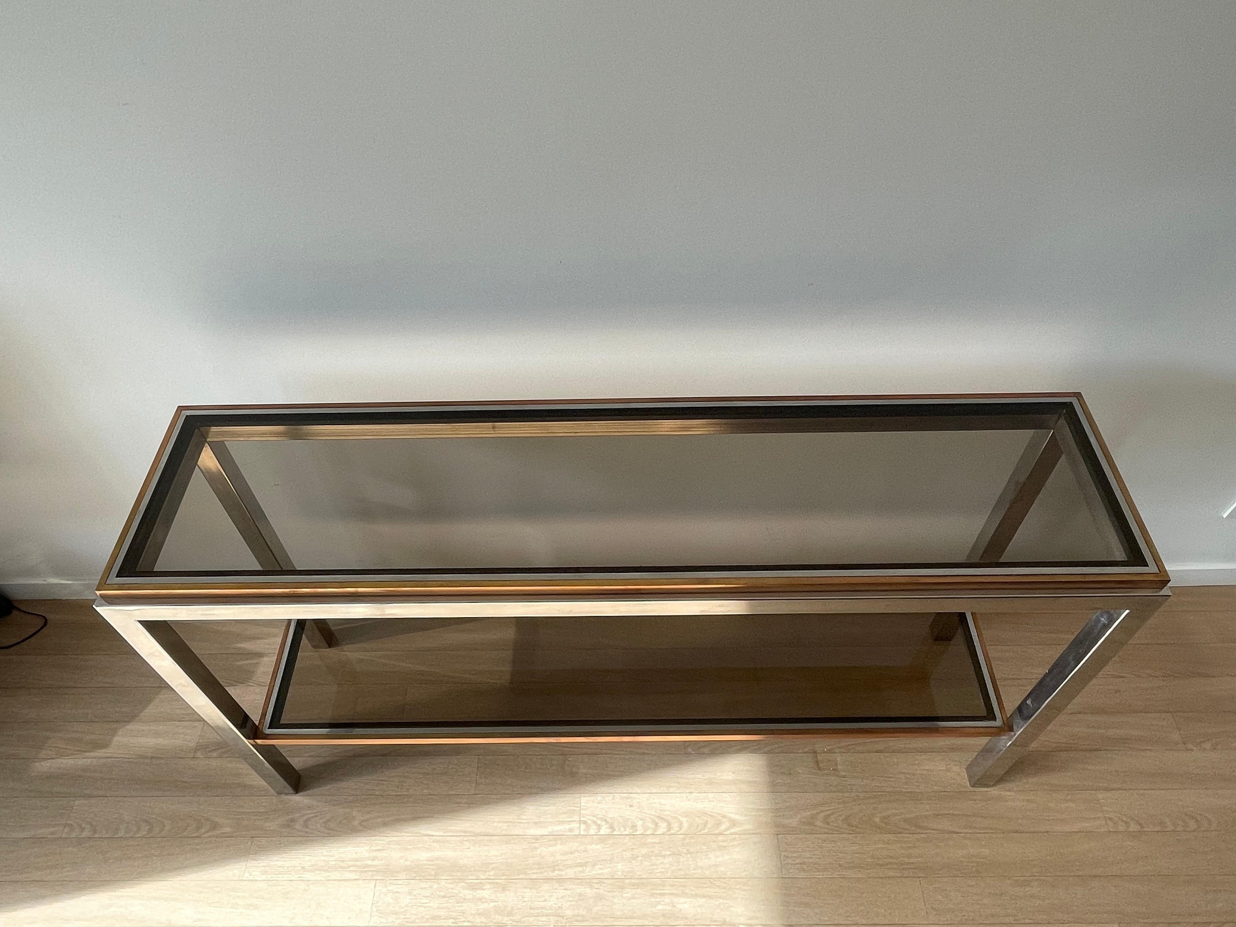 Console by Willy Rizzo - model Flaminia - circa 1970 For Sale 2