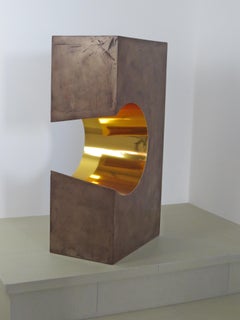 Console "C-Pillar", Side Table, Bronze