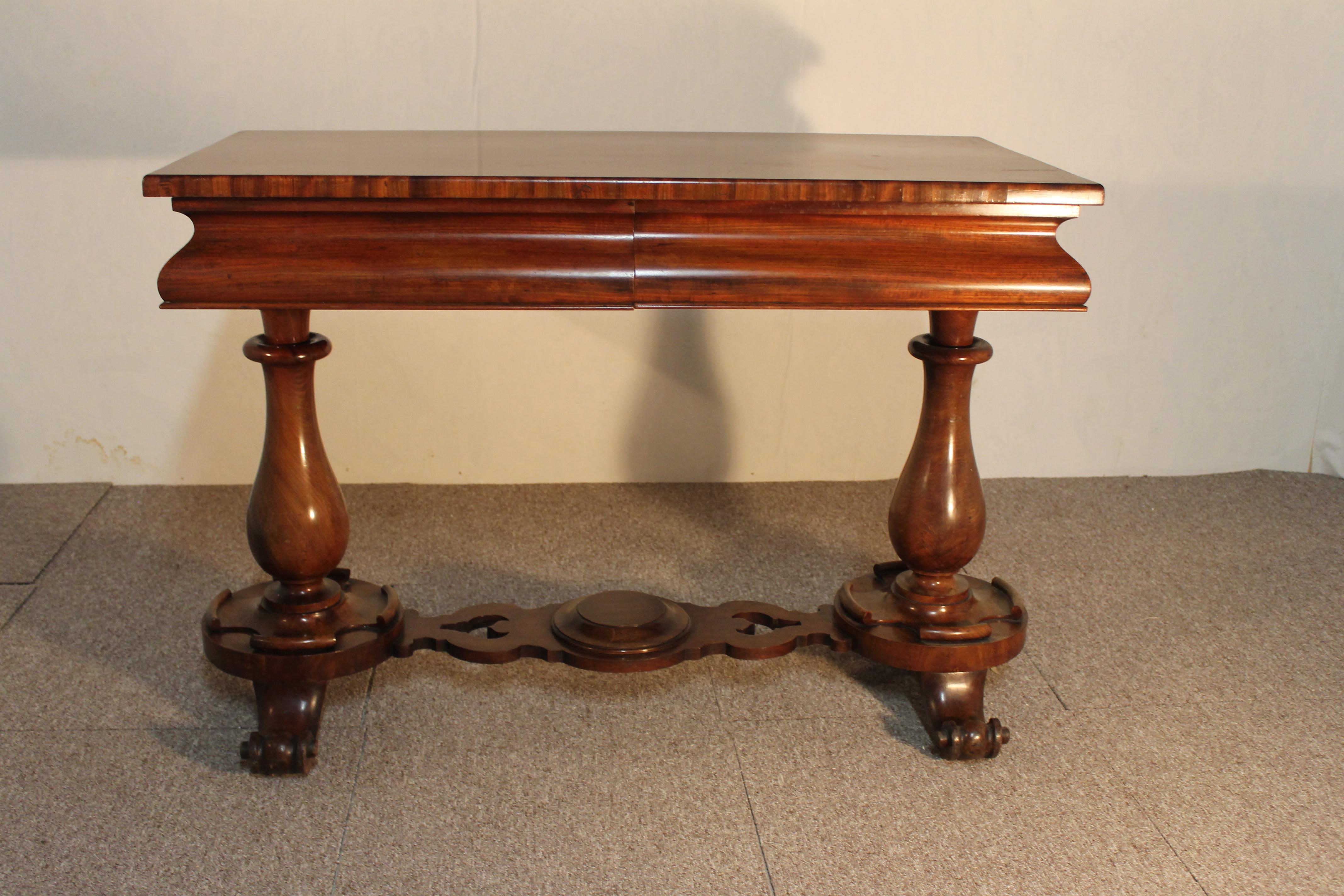 Console Carved, England Mahogany, XIXth For Sale 1