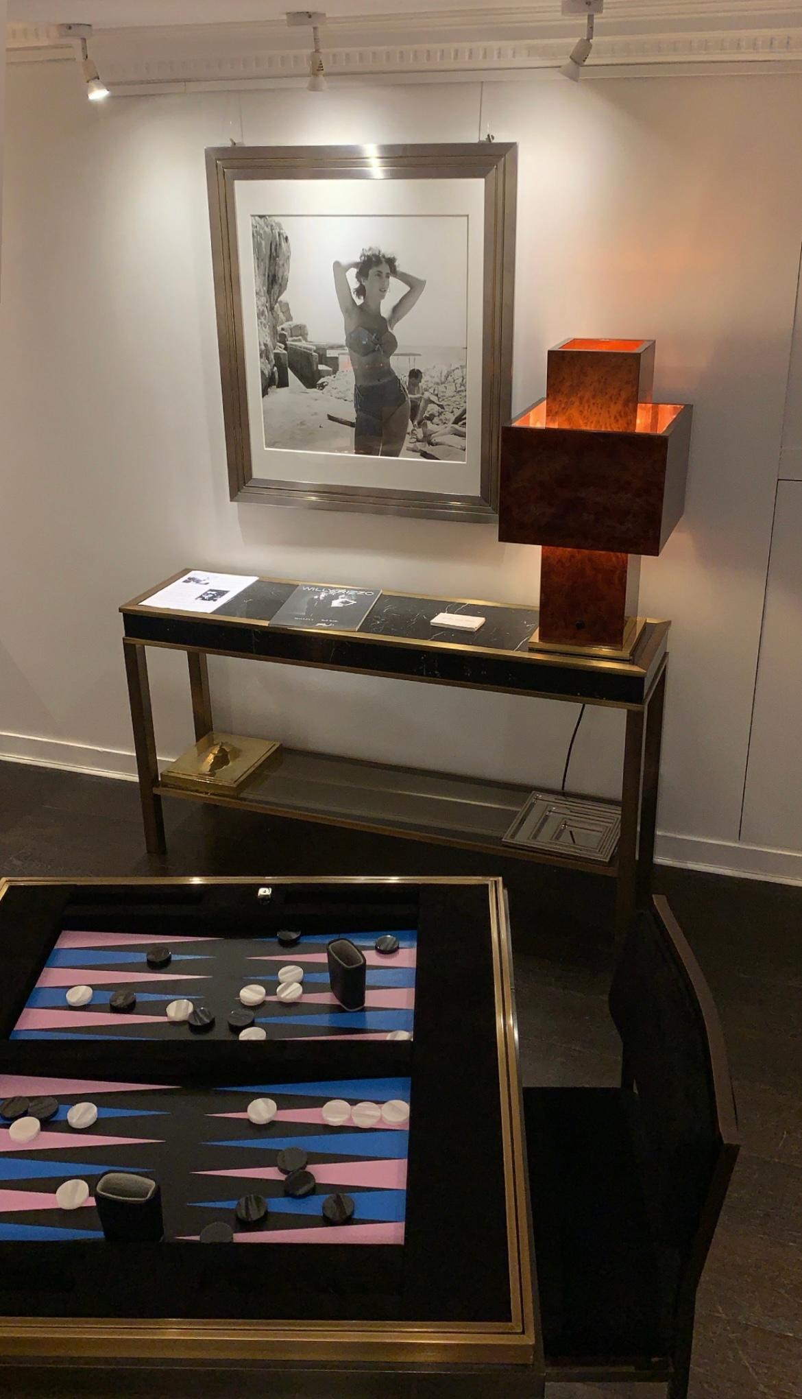 Console Cassia de Willy Rizzo Excellent état - En vente à PARIS, FR