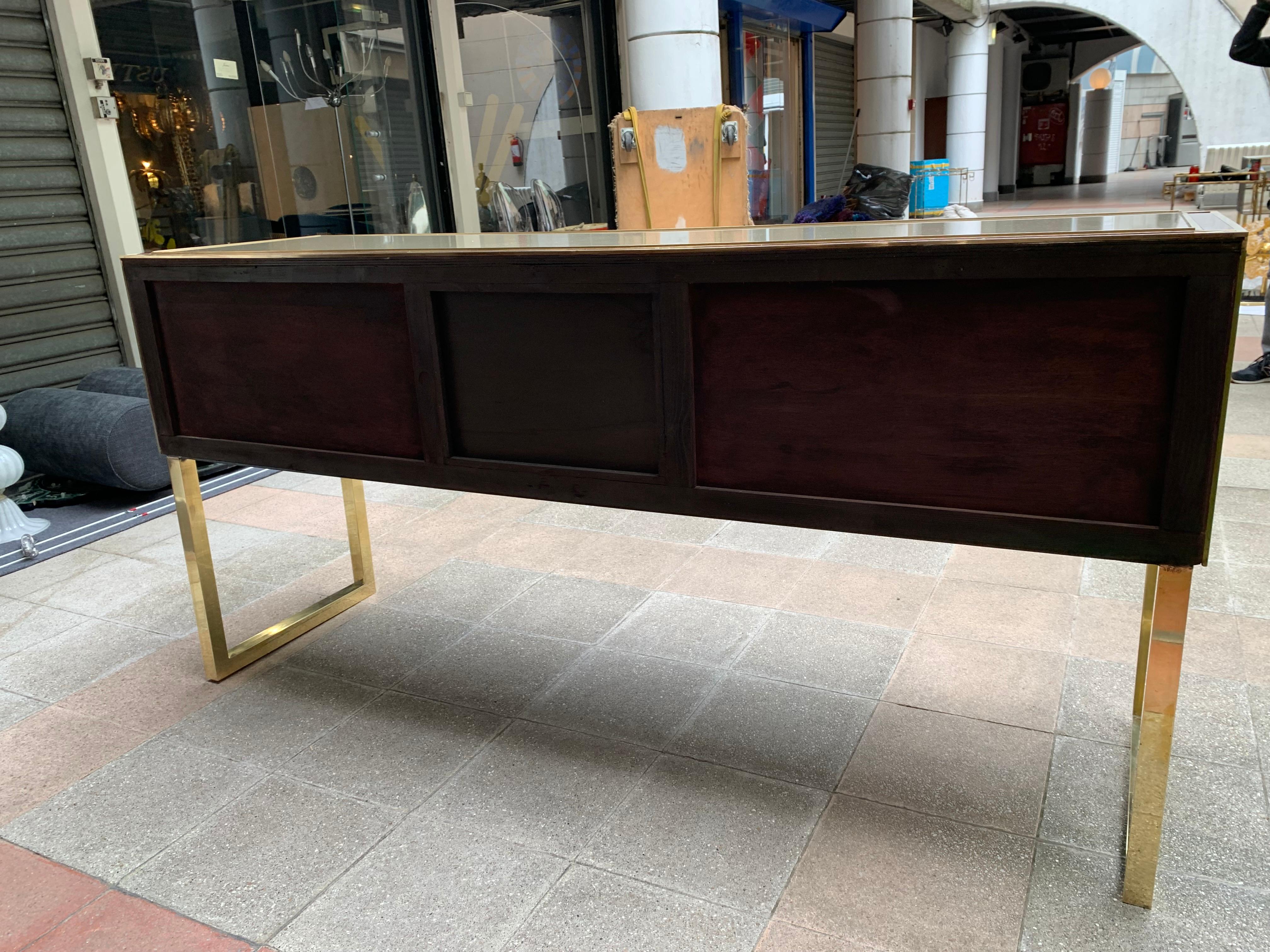 Console/Chest with 6 Drawers in Murano Glass, 1980 For Sale at 1stDibs