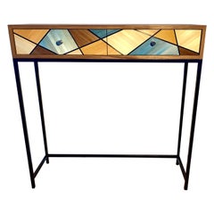 Console Colors Marqueterie De Paille