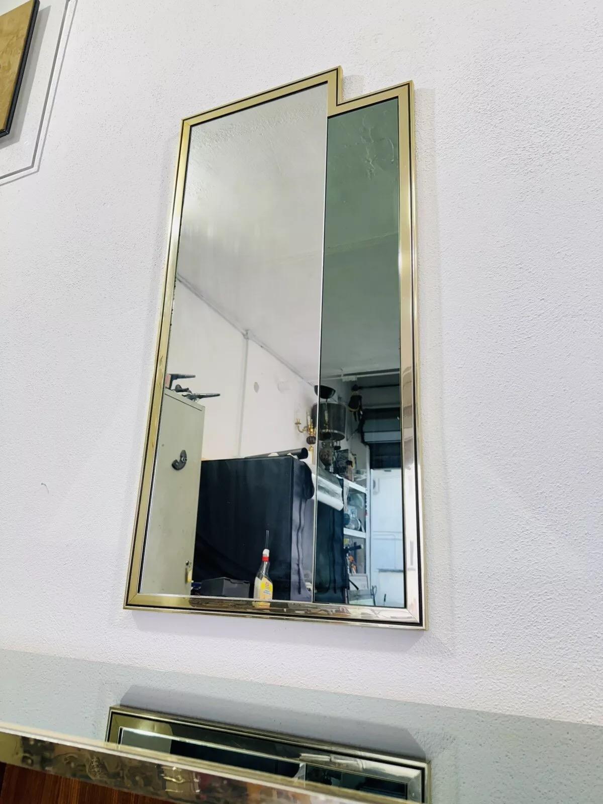 Console With Mirror Design 1960's Modernism For Sale 4