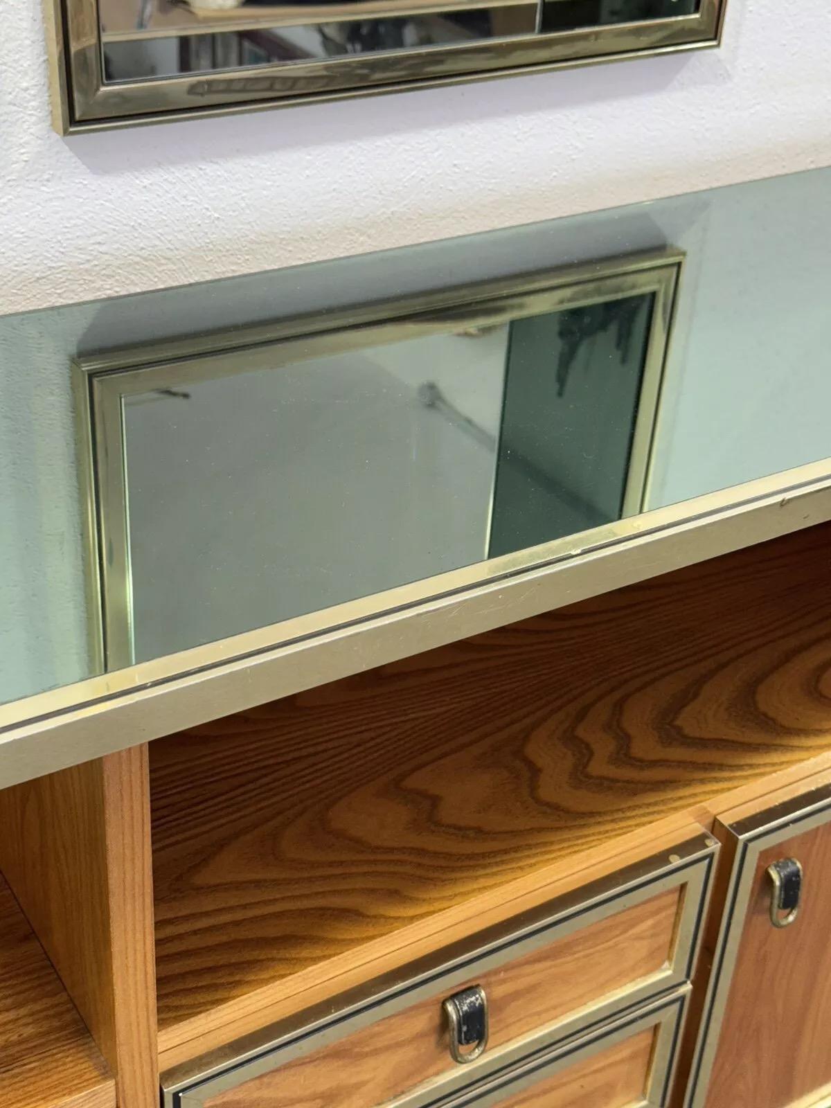 Console With Mirror Design 1960's Modernism For Sale 2