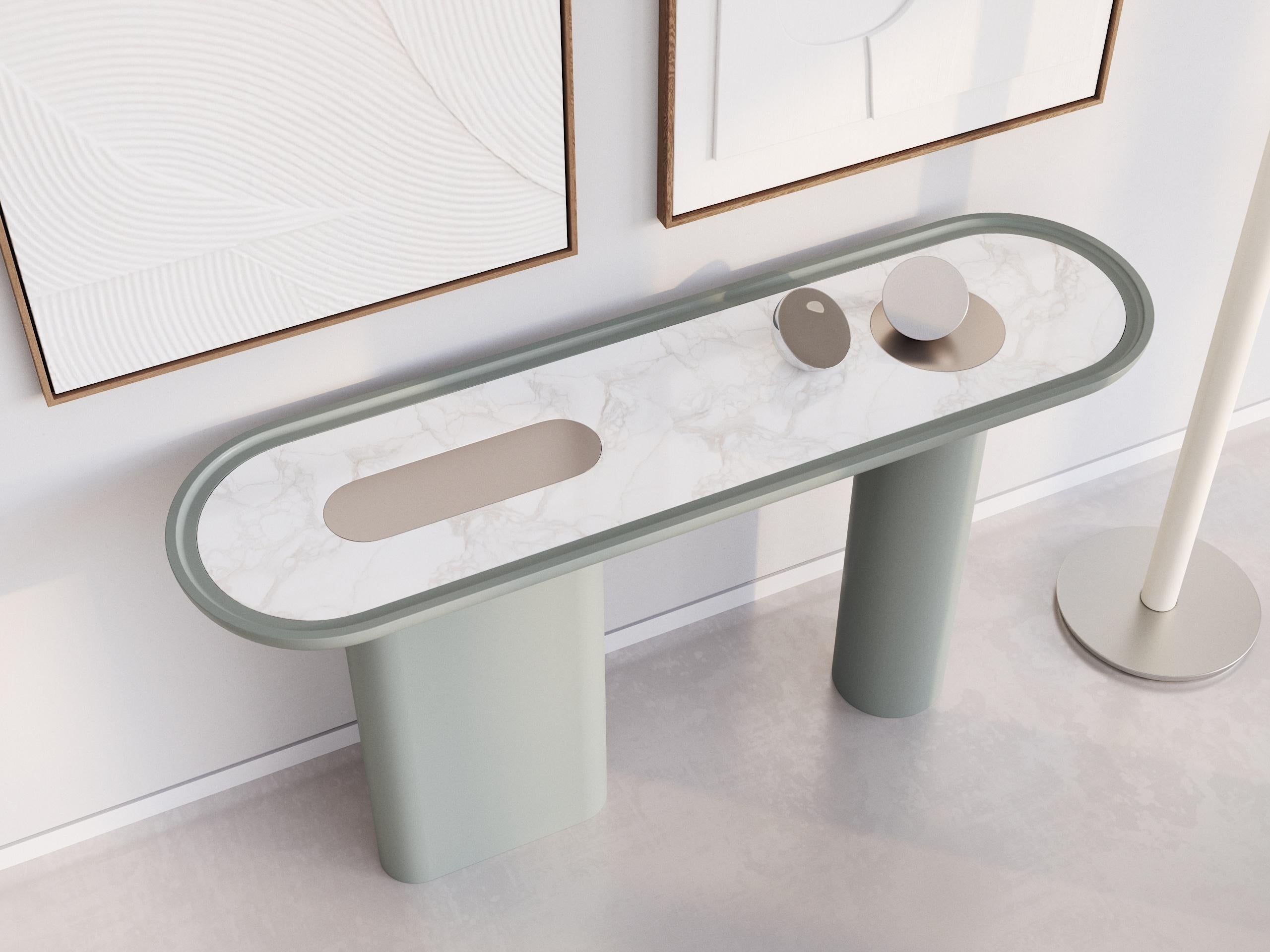 Modern Console CRETA Halcyon Green For Sale