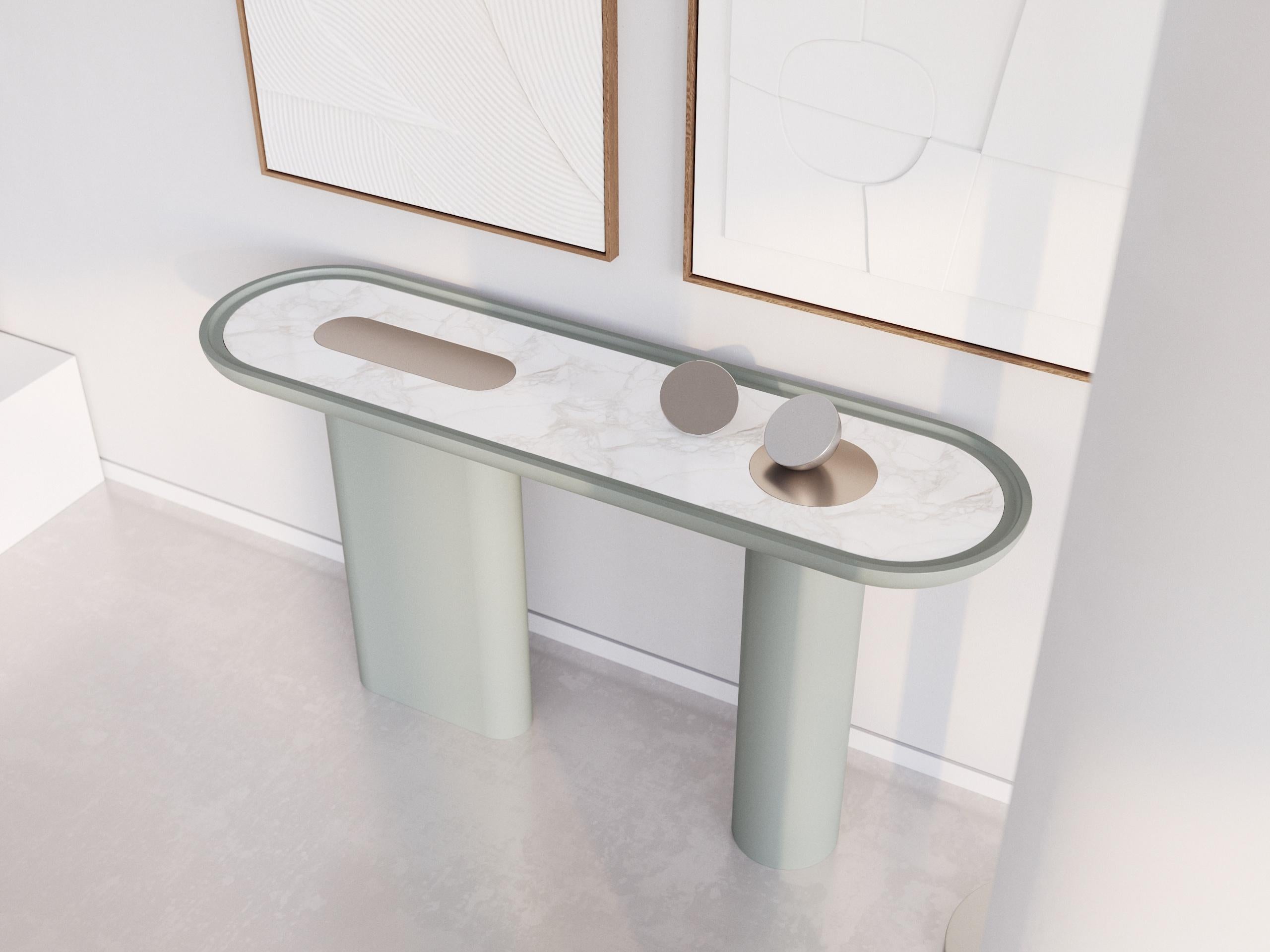 Console CRETA Halcyon Green In New Condition For Sale In Pesaro, IT