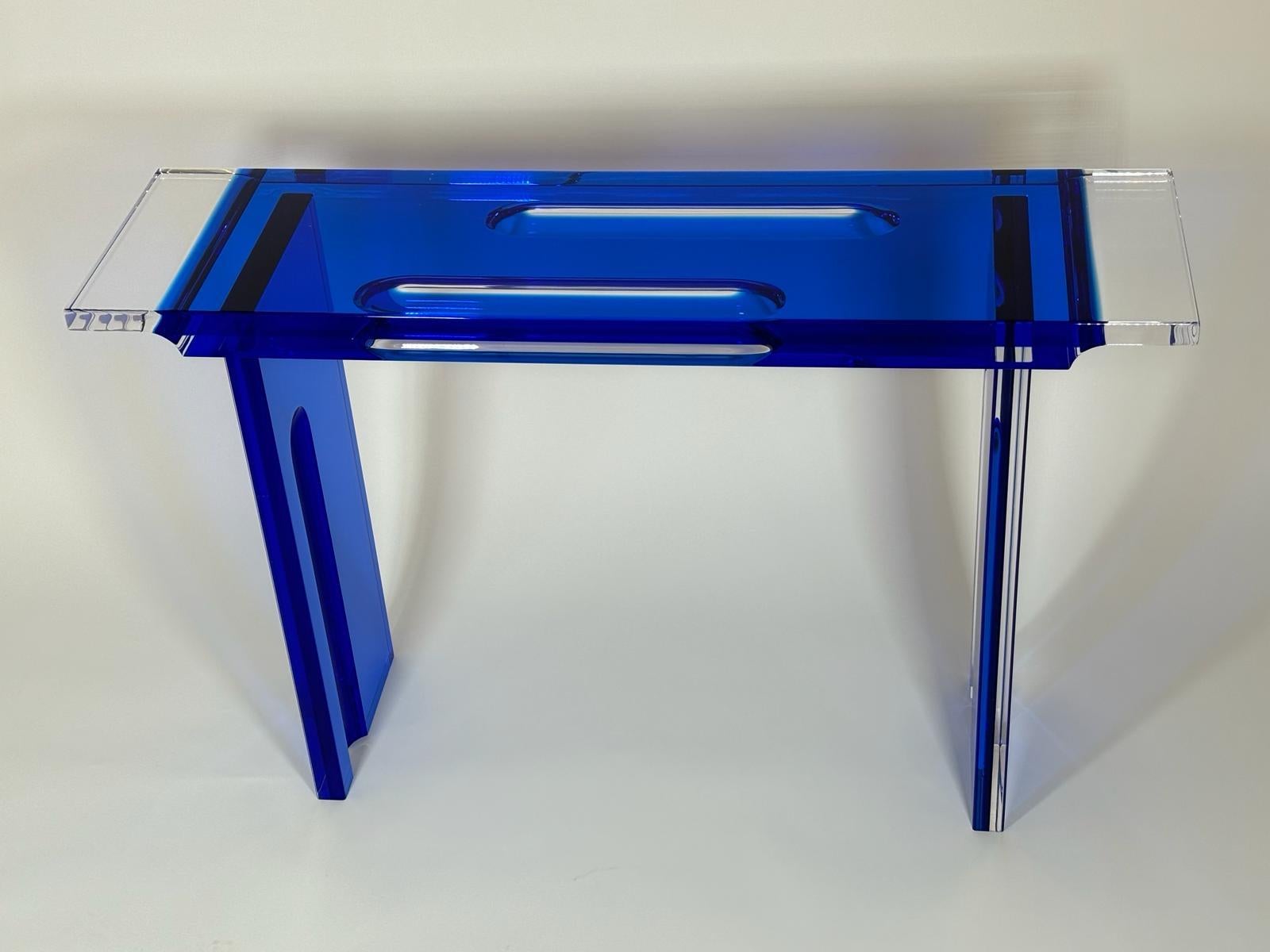 Console Deep Blue Model by Studio Superego for Superego Editions For Sale 3