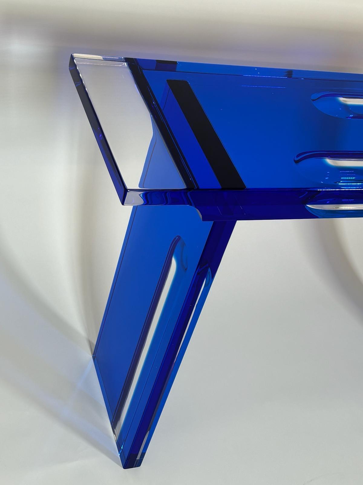 Console Deep Blue Model by Studio Superego for Superego Editions For Sale 5