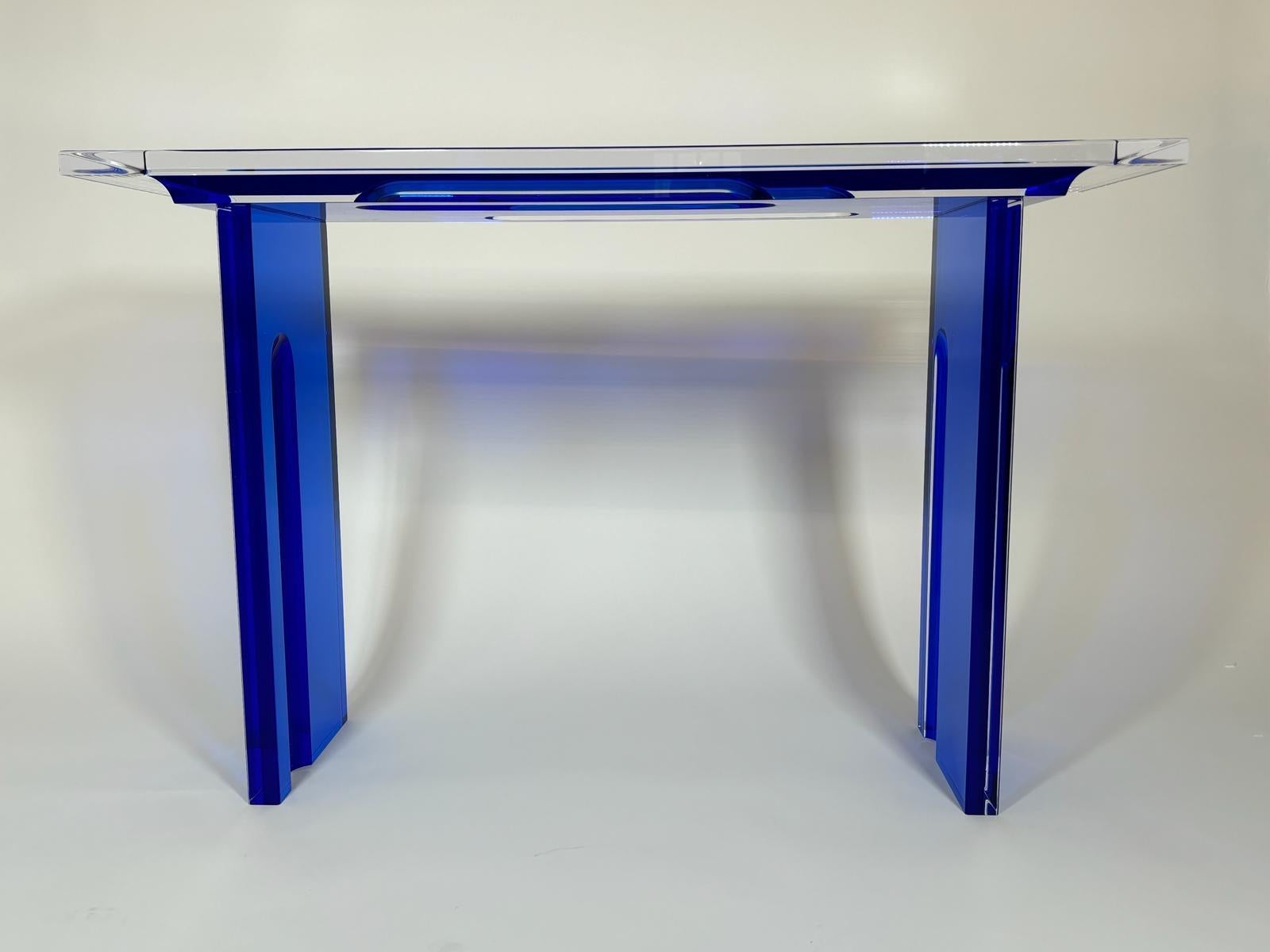 Console Deep Blue Model by Studio Superego for Superego Editions For Sale 6