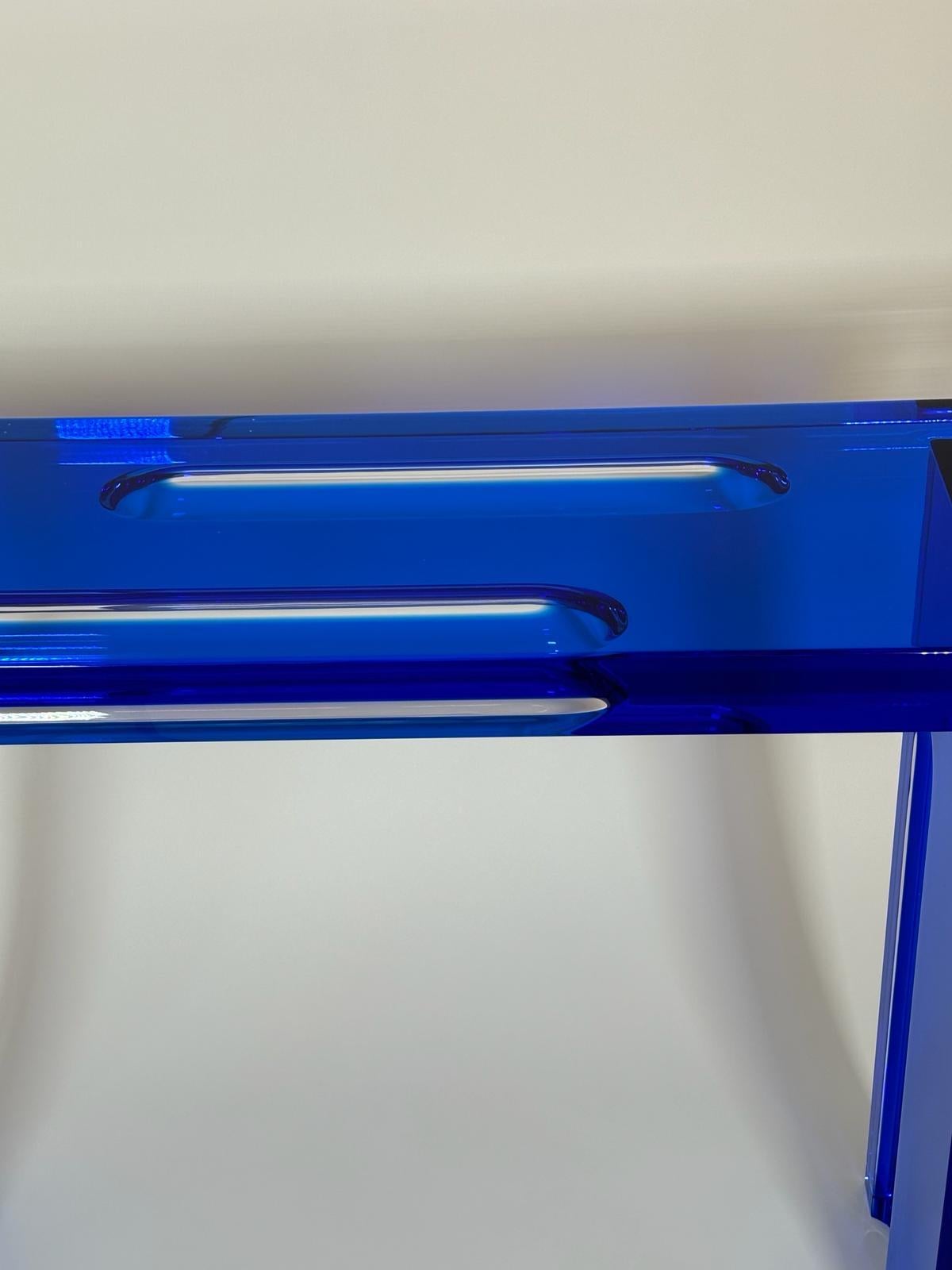 Contemporary Console Deep Blue Model by Studio Superego for Superego Editions For Sale