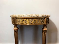 Console Demi-Lune style Louis 16 Napoléon 3 période