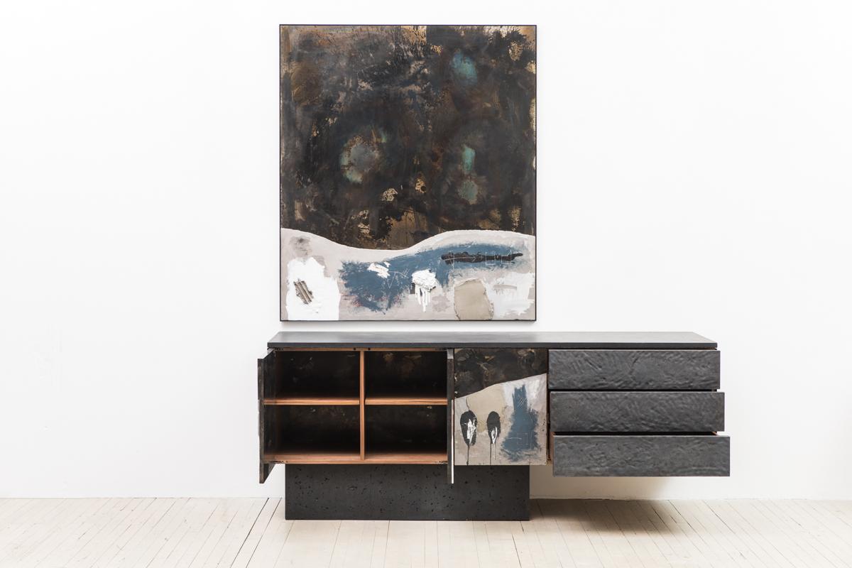 Cast Console Diptych, USA For Sale