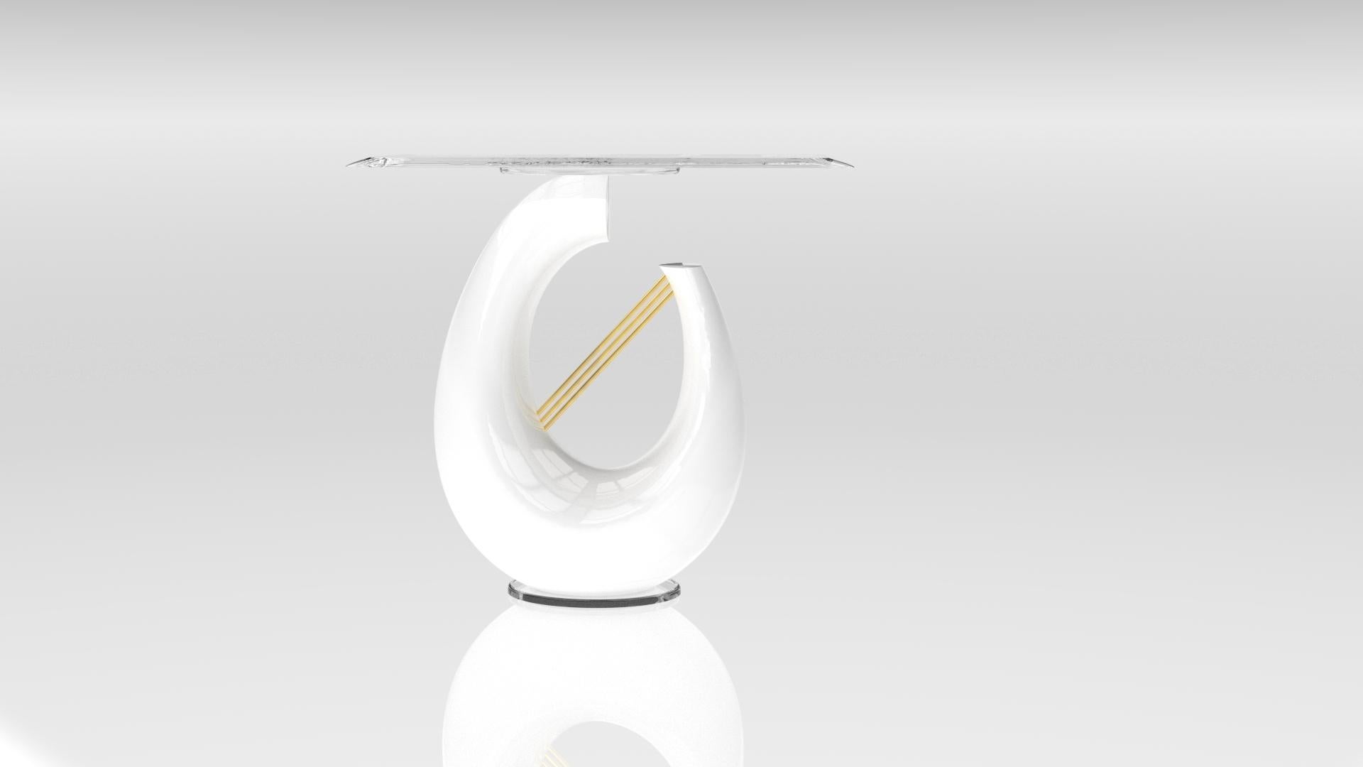 Eje-Design celebrates nature and organic form. This abstract creation from the house of Eje-Design, as pure as it is lyrical, aspires to a purified world of softness. Both slender and voluptuous, simple and worked, it will bring a touch of