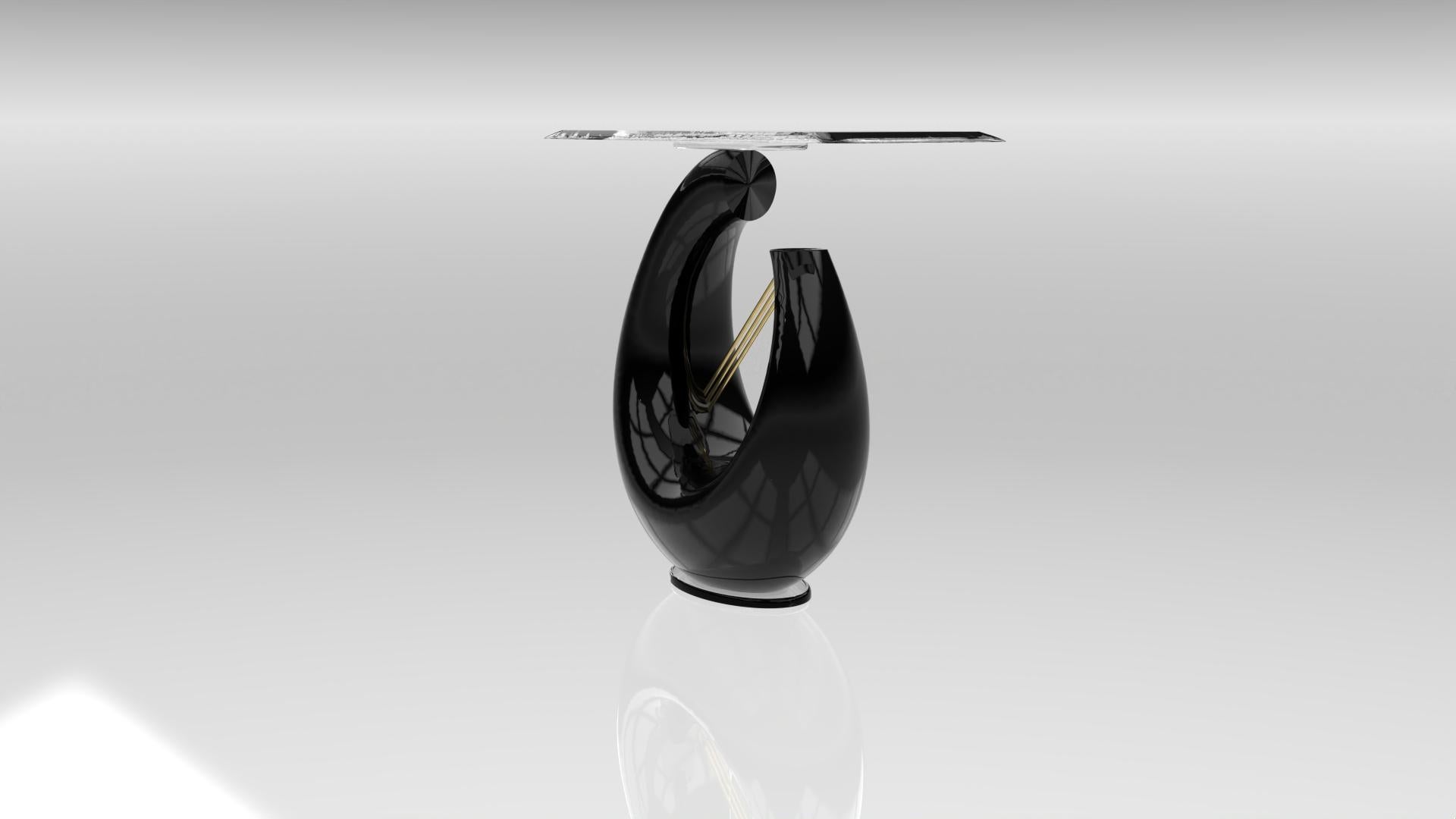 Contemporary Console Ebe Black Diamond For Sale